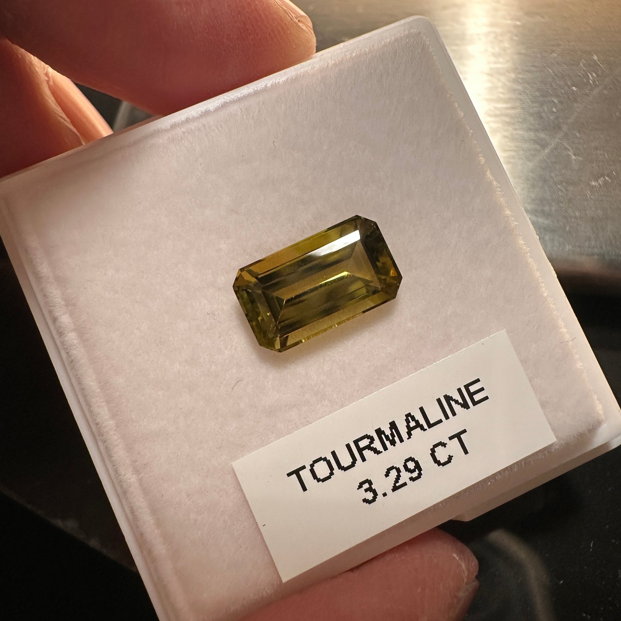 Tourmaline, 3.29ct, Tanzania, Untreated Unheated