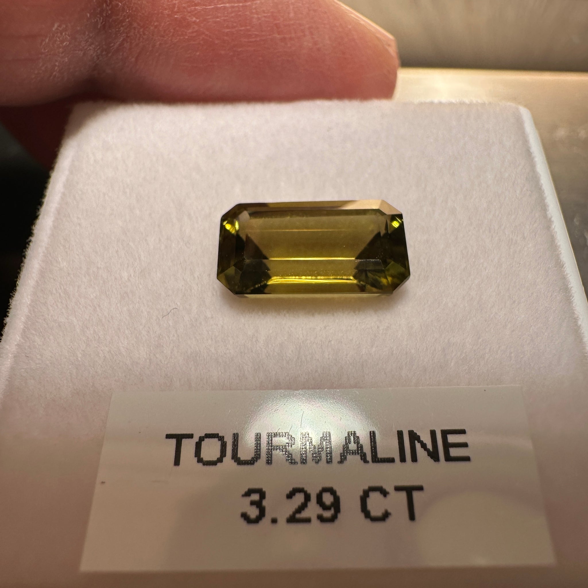 Tourmaline, 3.29ct, Tanzania, Untreated Unheated