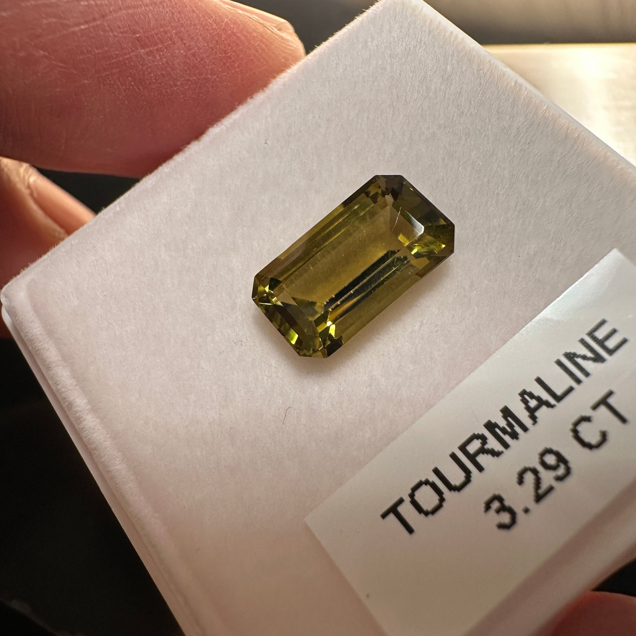 Tourmaline, 3.29ct, Tanzania, Untreated Unheated
