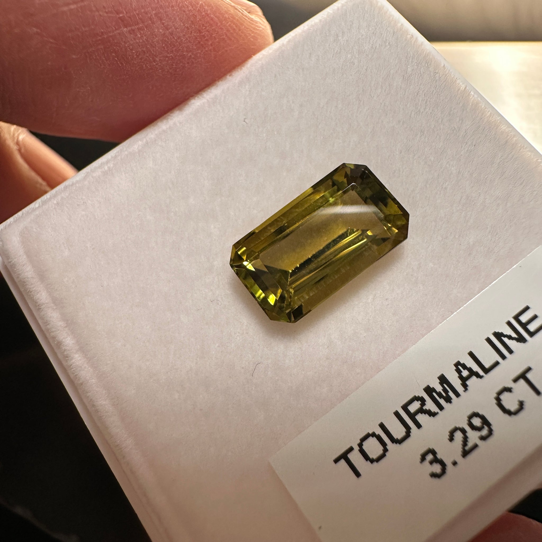 Tourmaline, 3.29ct, Tanzania, Untreated Unheated