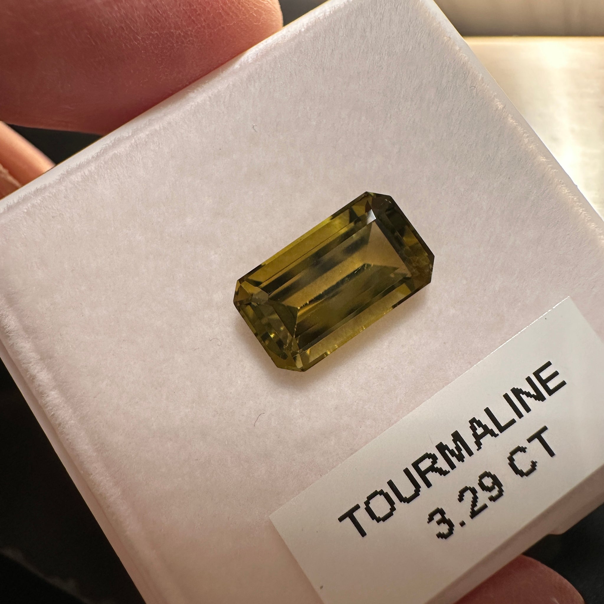 Tourmaline, 3.29ct, Tanzania, Untreated Unheated