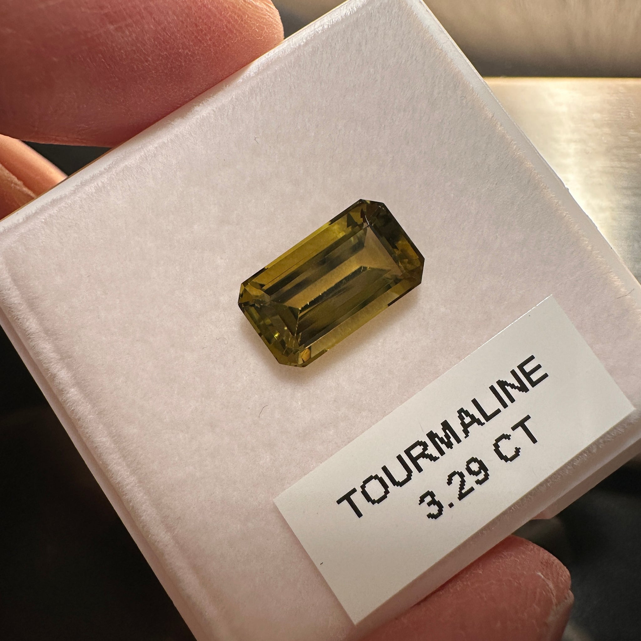Tourmaline, 3.29ct, Tanzania, Untreated Unheated