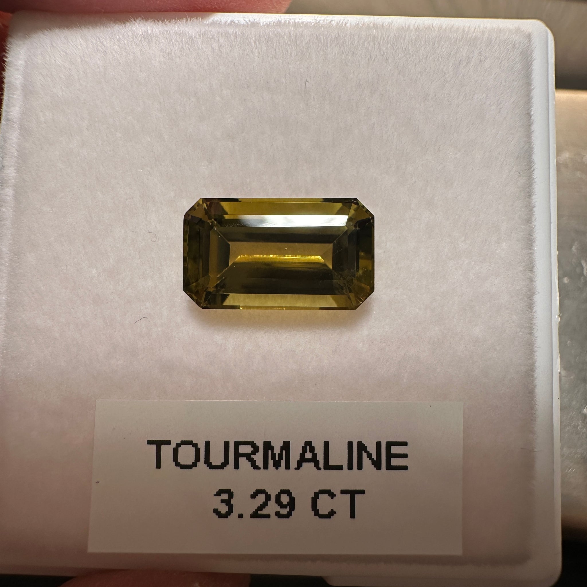 Tourmaline, 3.29ct, Tanzania, Untreated Unheated