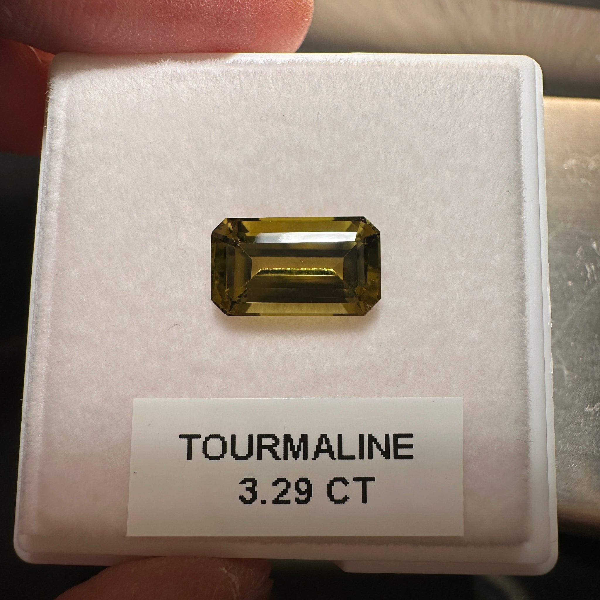Tourmaline, 3.29ct, Tanzania, Untreated Unheated