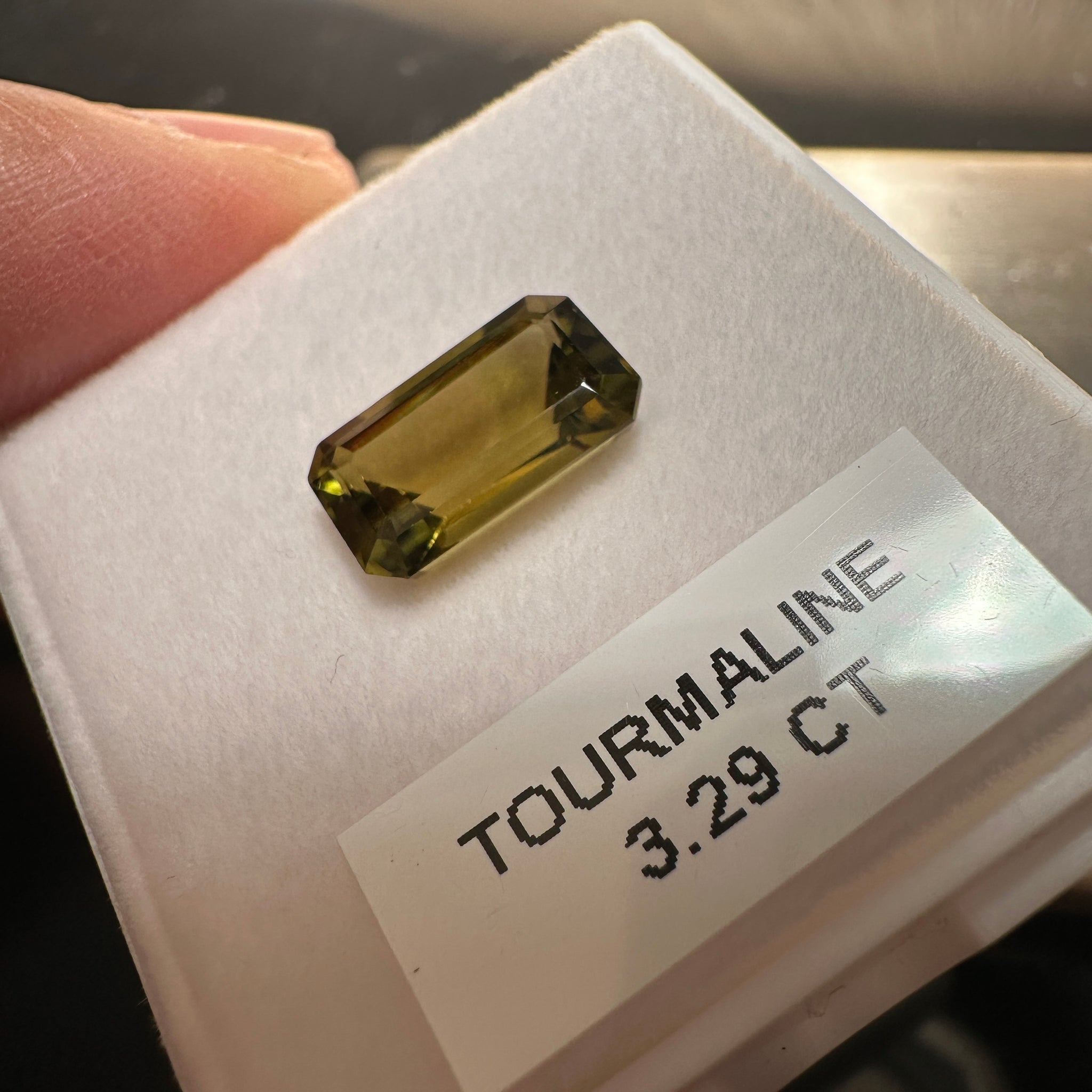 Tourmaline, 3.29ct, Tanzania, Untreated Unheated