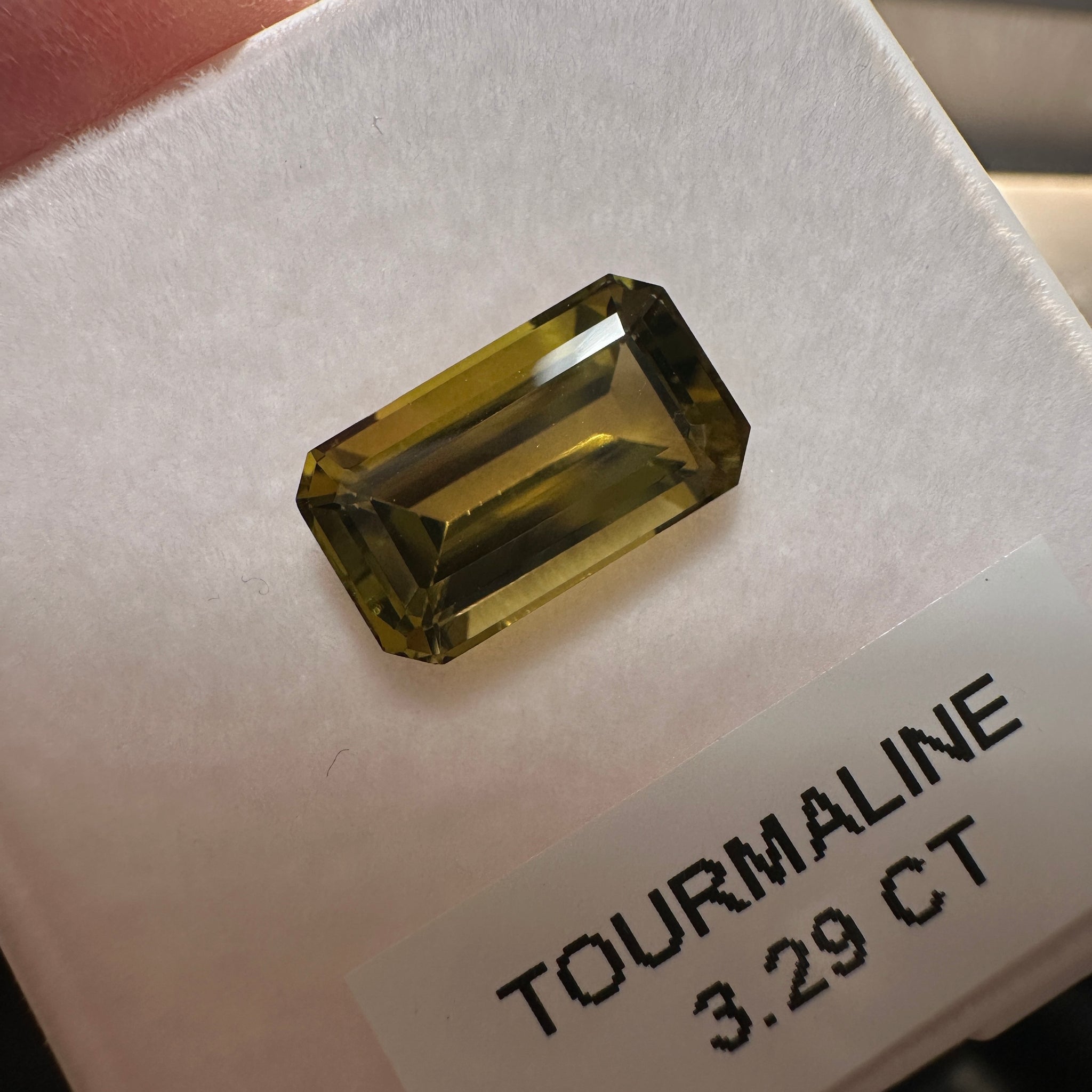 Tourmaline, 3.29ct, Tanzania, Untreated Unheated