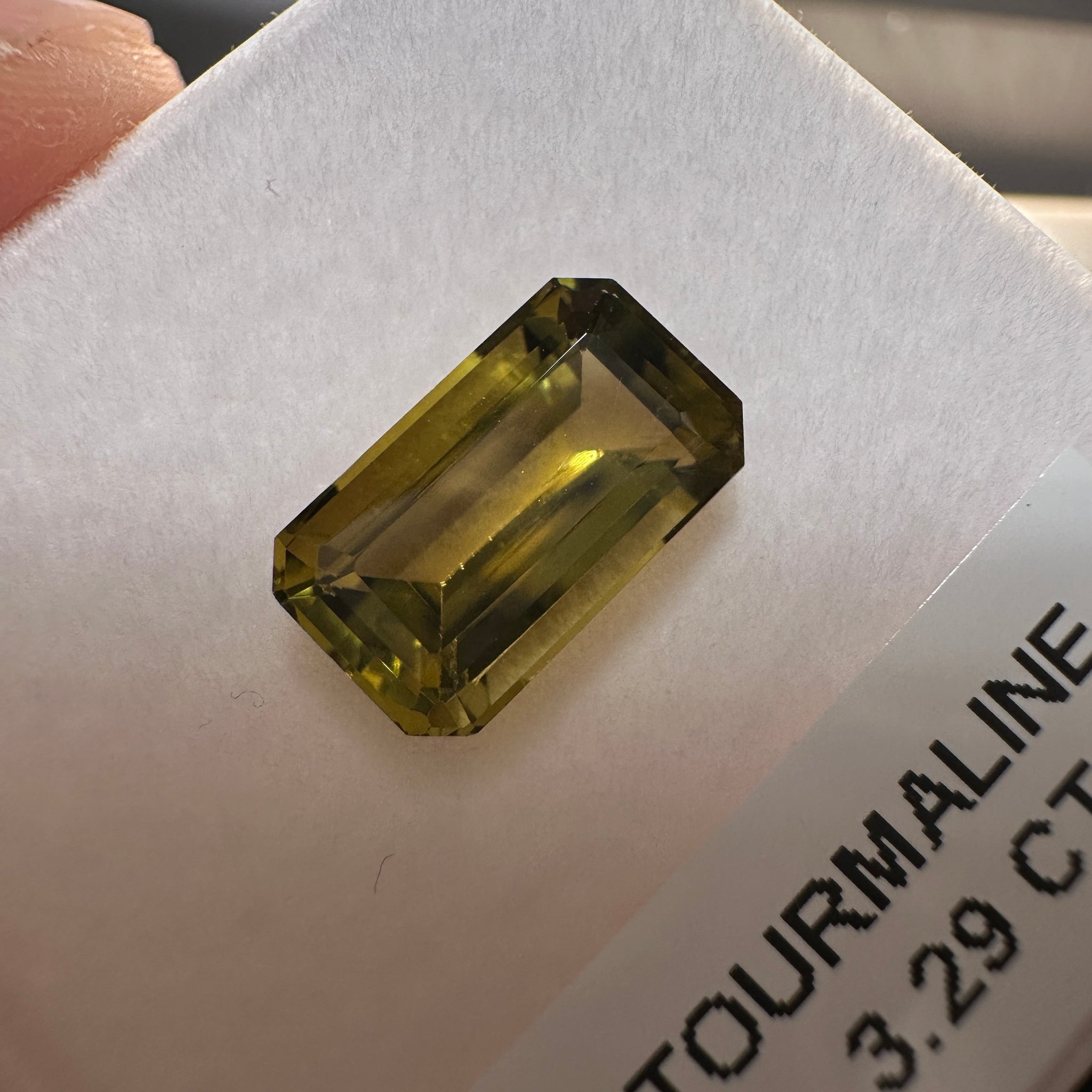 Tourmaline, 3.29ct, Tanzania, Untreated Unheated