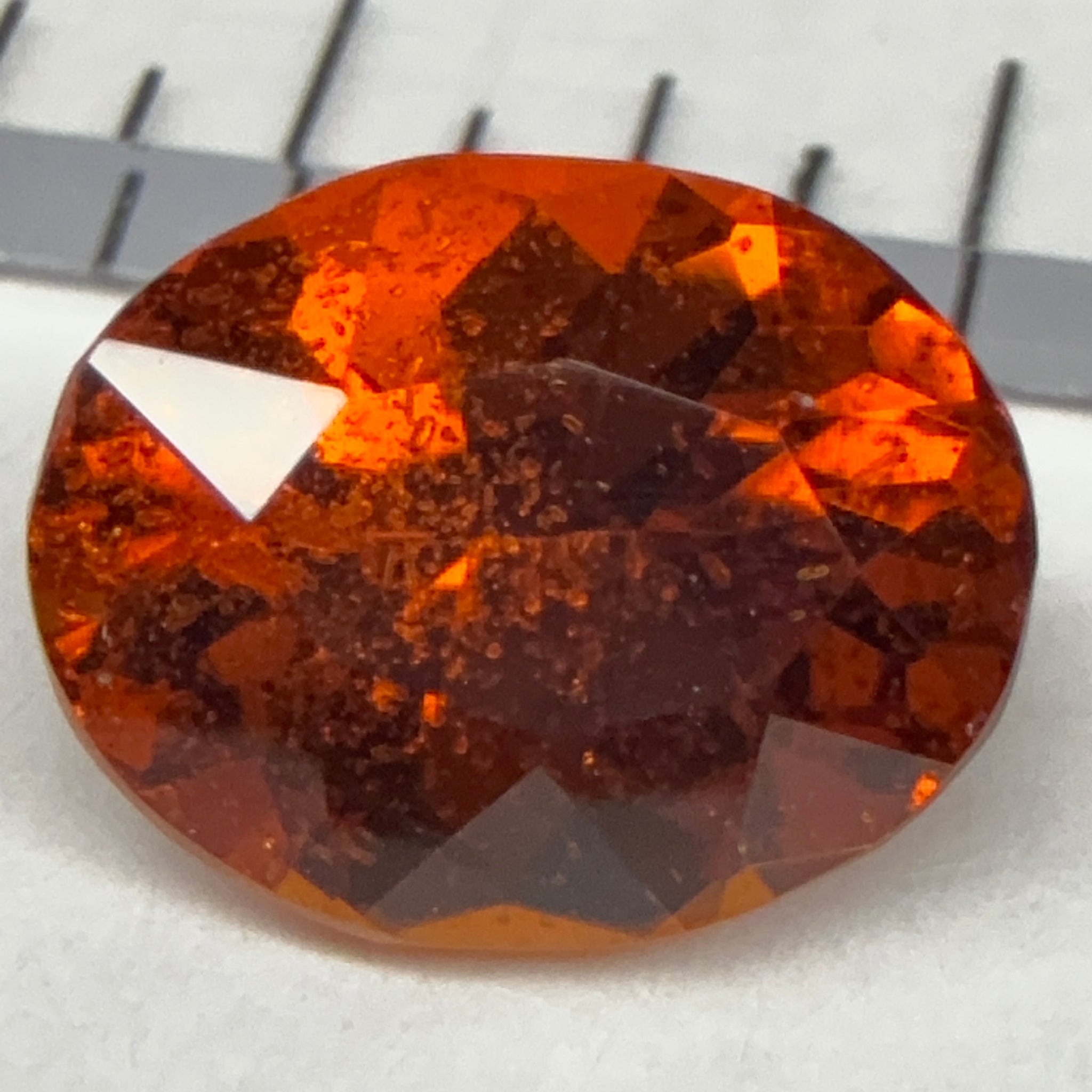 Orange Grossular Garnet, 1.56ct, Tanzania, Untreated Unheated