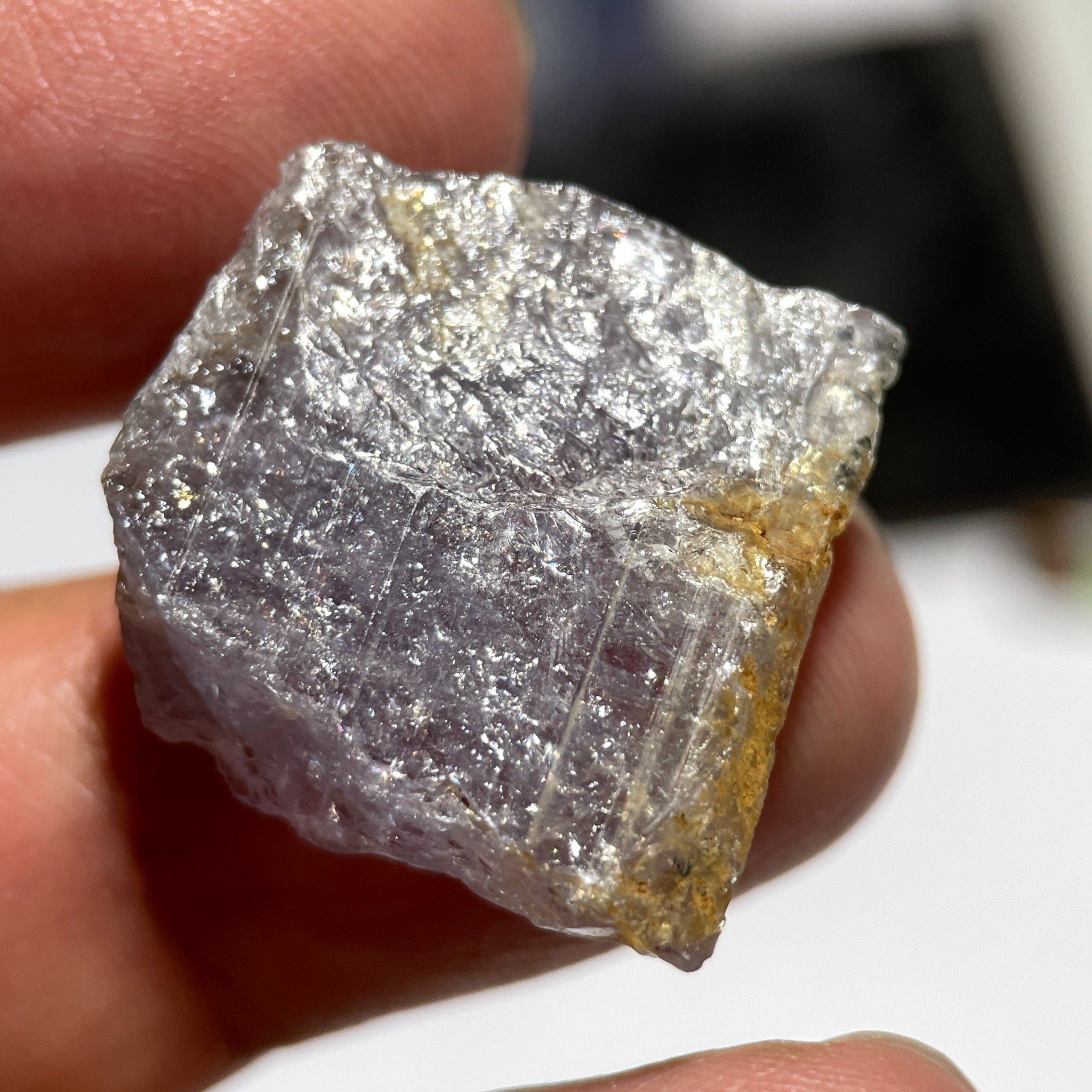 31.07Ct Magnesio Axinite Merelani Tanzania Colour Changing Untreated Unheated 2.38 X 2.32 0.62Cm