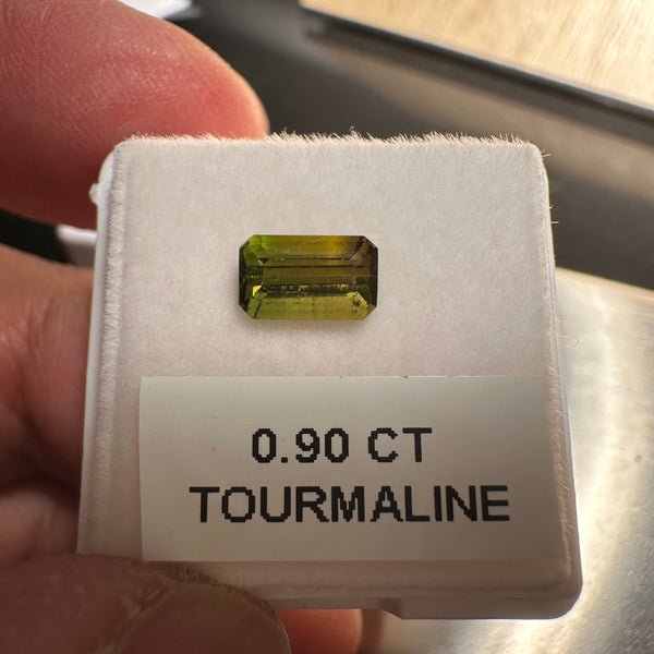 Tourmaline, 0.90ct, Tanzania, Untreated Unheated, native cut