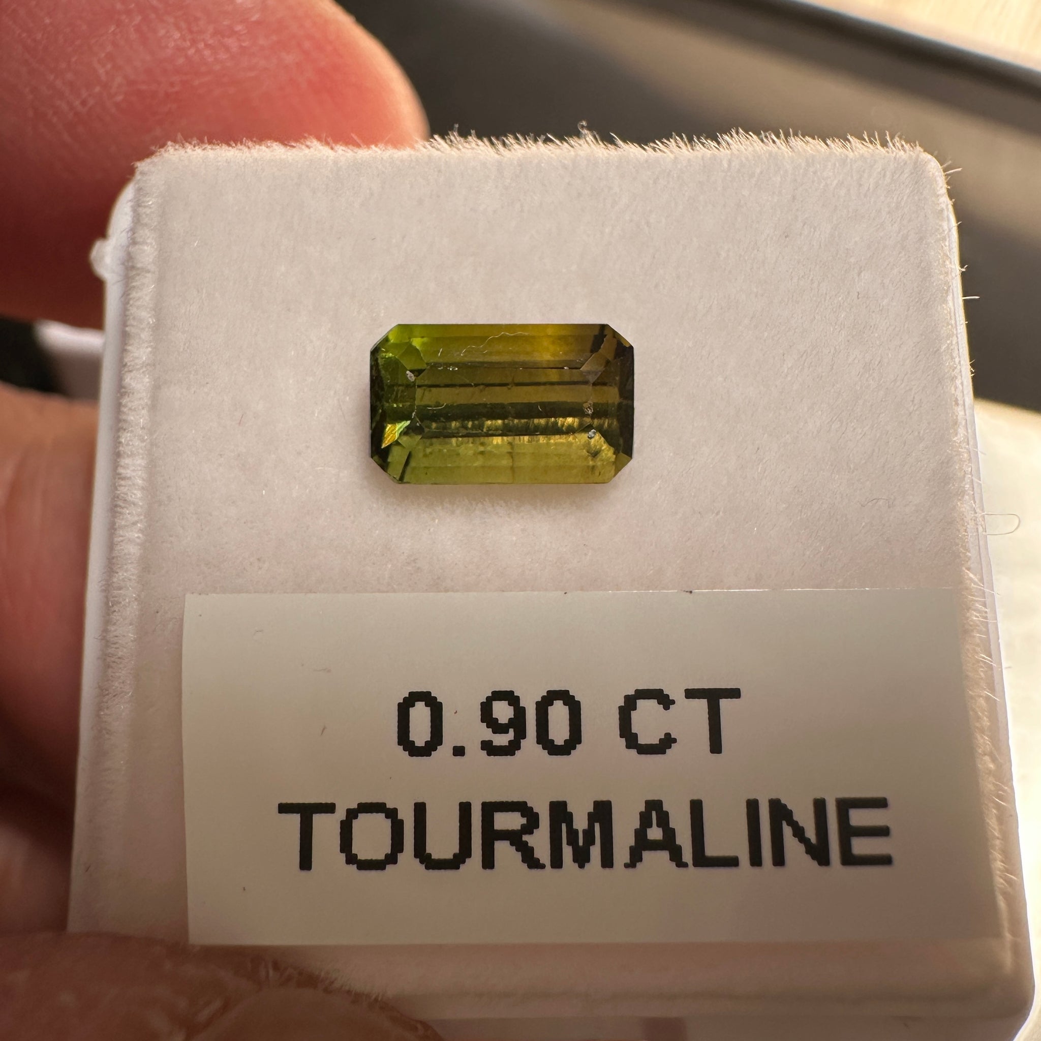 Tourmaline, 0.90ct, Tanzania, Untreated Unheated, native cut
