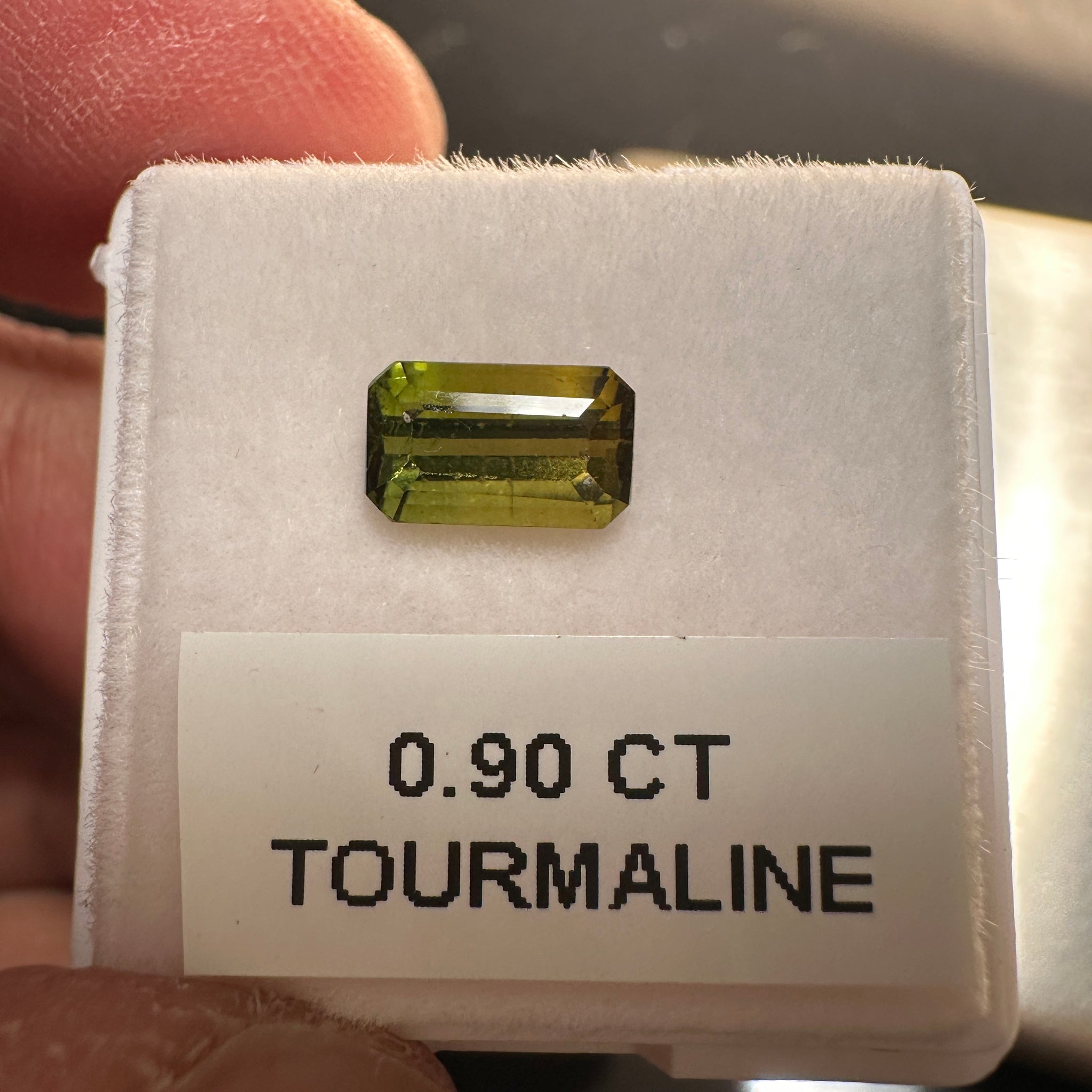 Tourmaline, 0.90ct, Tanzania, Untreated Unheated, native cut