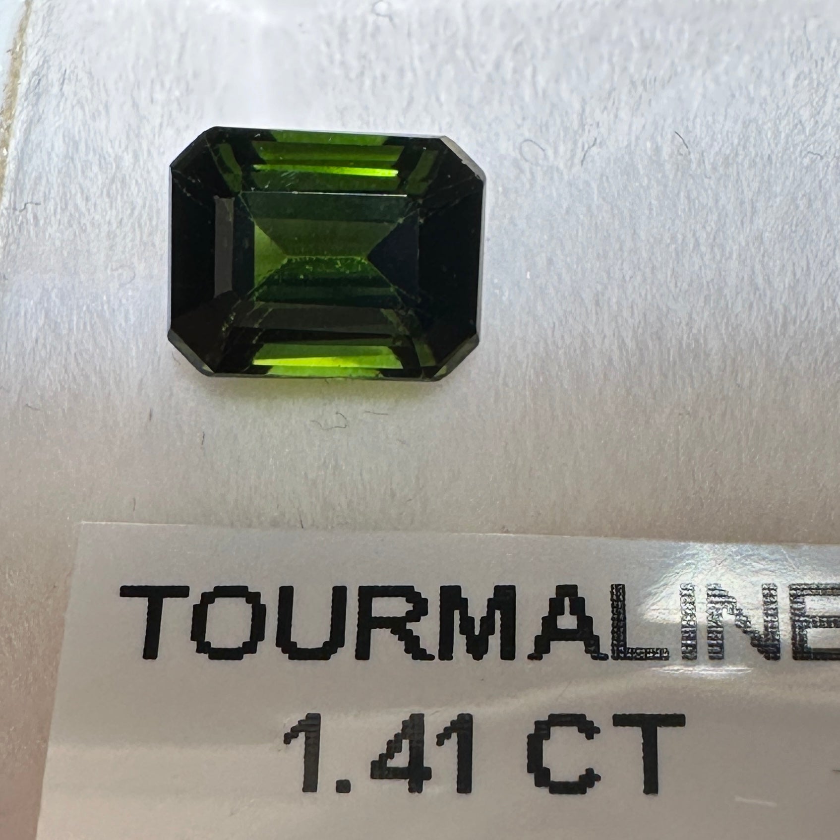 Chrome Tourmaline, 1.41ct, Tanzania, Untreated Unheated