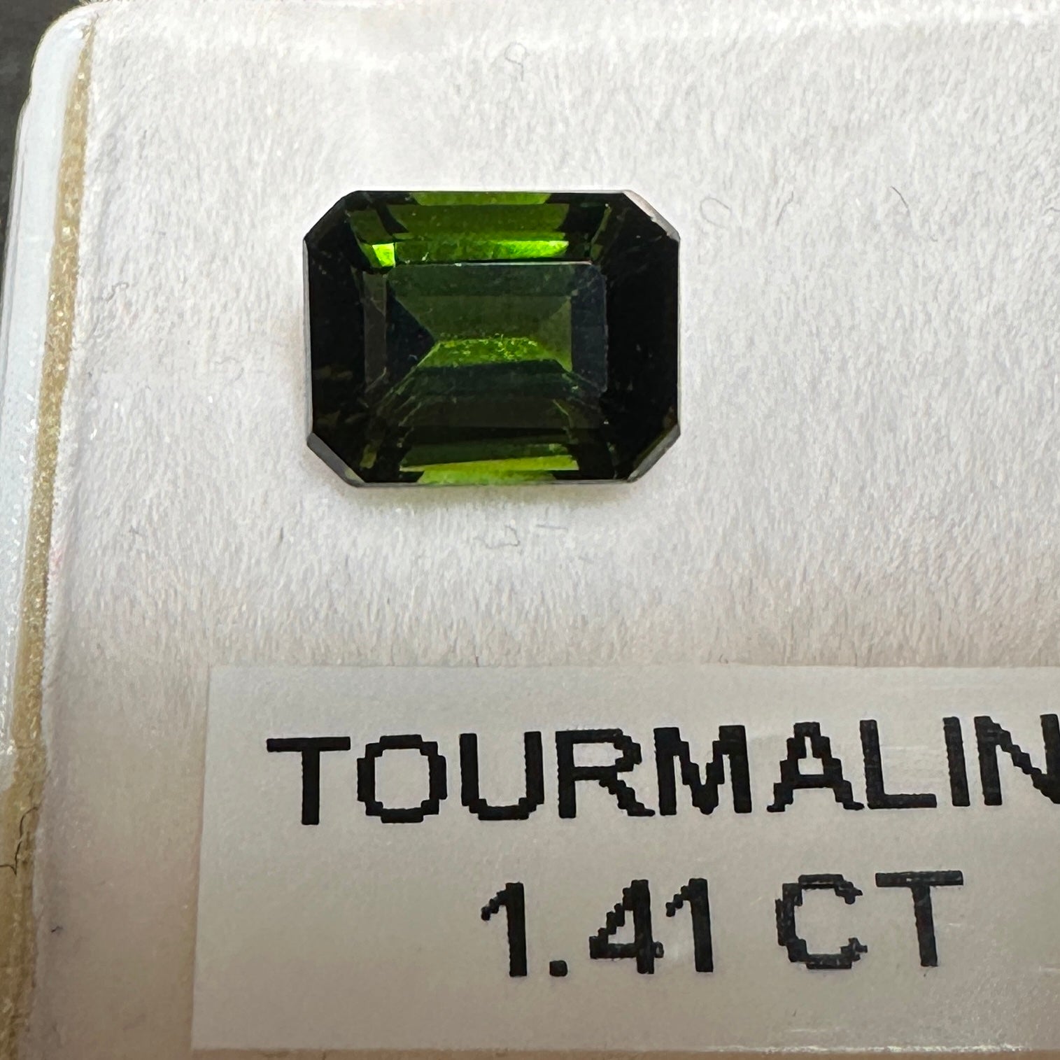Chrome Tourmaline, 1.41ct, Tanzania, Untreated Unheated
