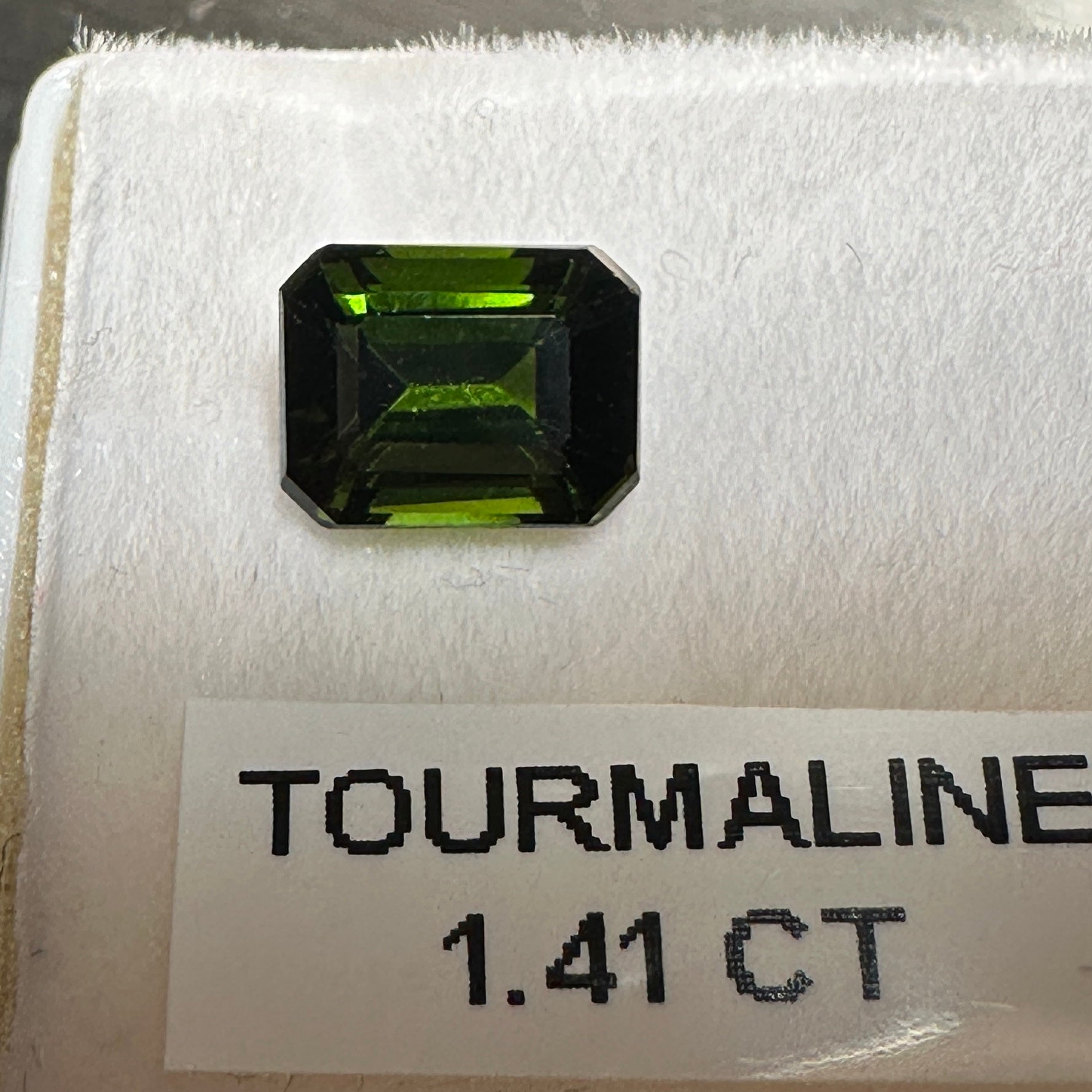 Chrome Tourmaline, 1.41ct, Tanzania, Untreated Unheated