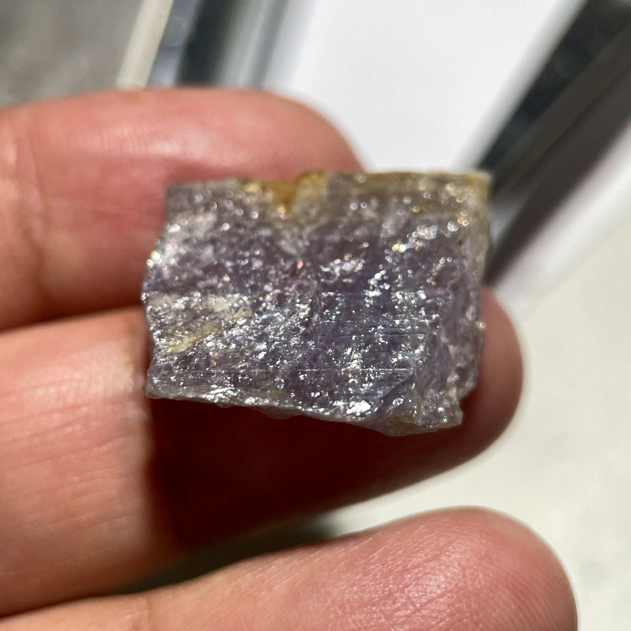 31.07Ct Magnesio Axinite Merelani Tanzania Colour Changing Untreated Unheated 2.38 X 2.32 0.62Cm