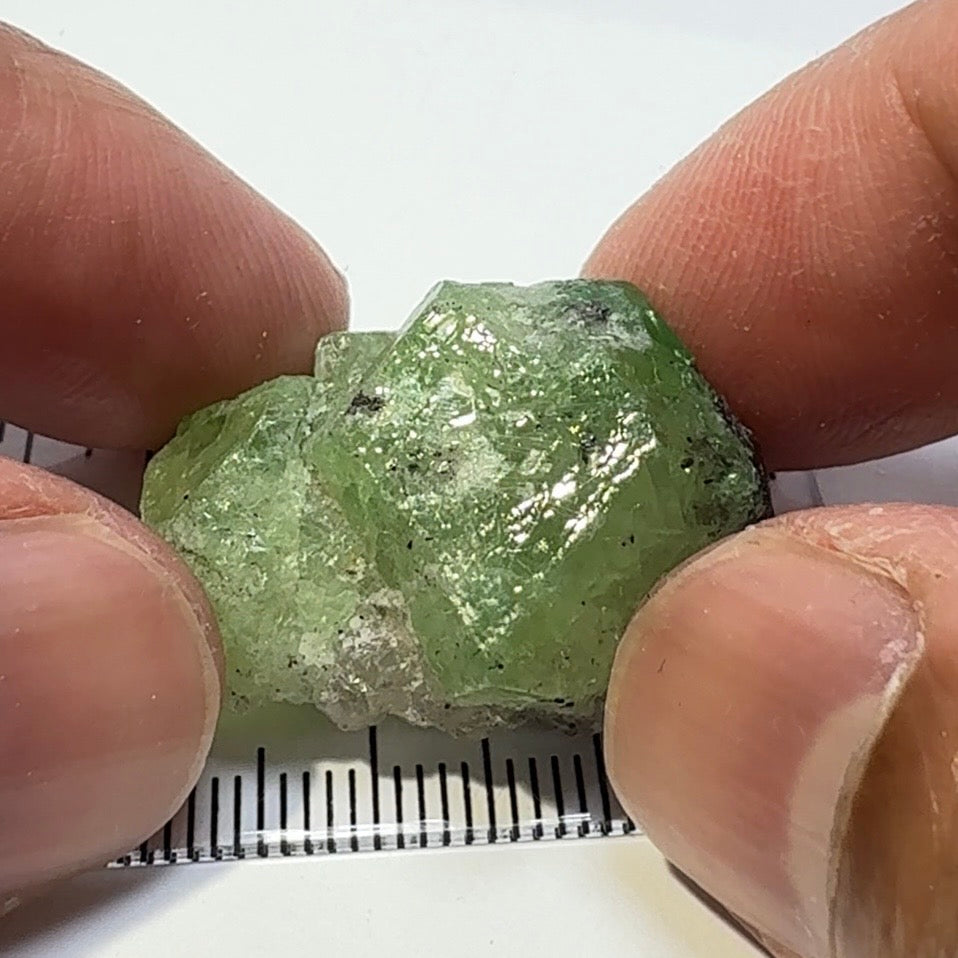 Tsavorite Garnet Crystal, 78.09ct, Merelani, Tanzania, Untreated Unheated
