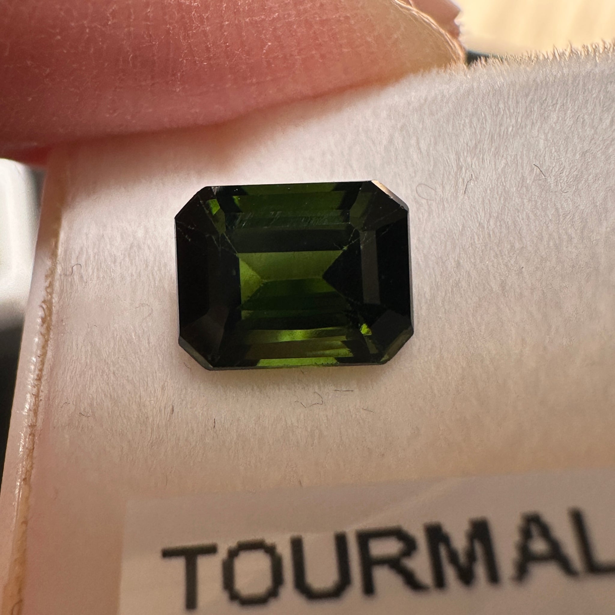 Chrome Tourmaline, 1.41ct, Tanzania, Untreated Unheated