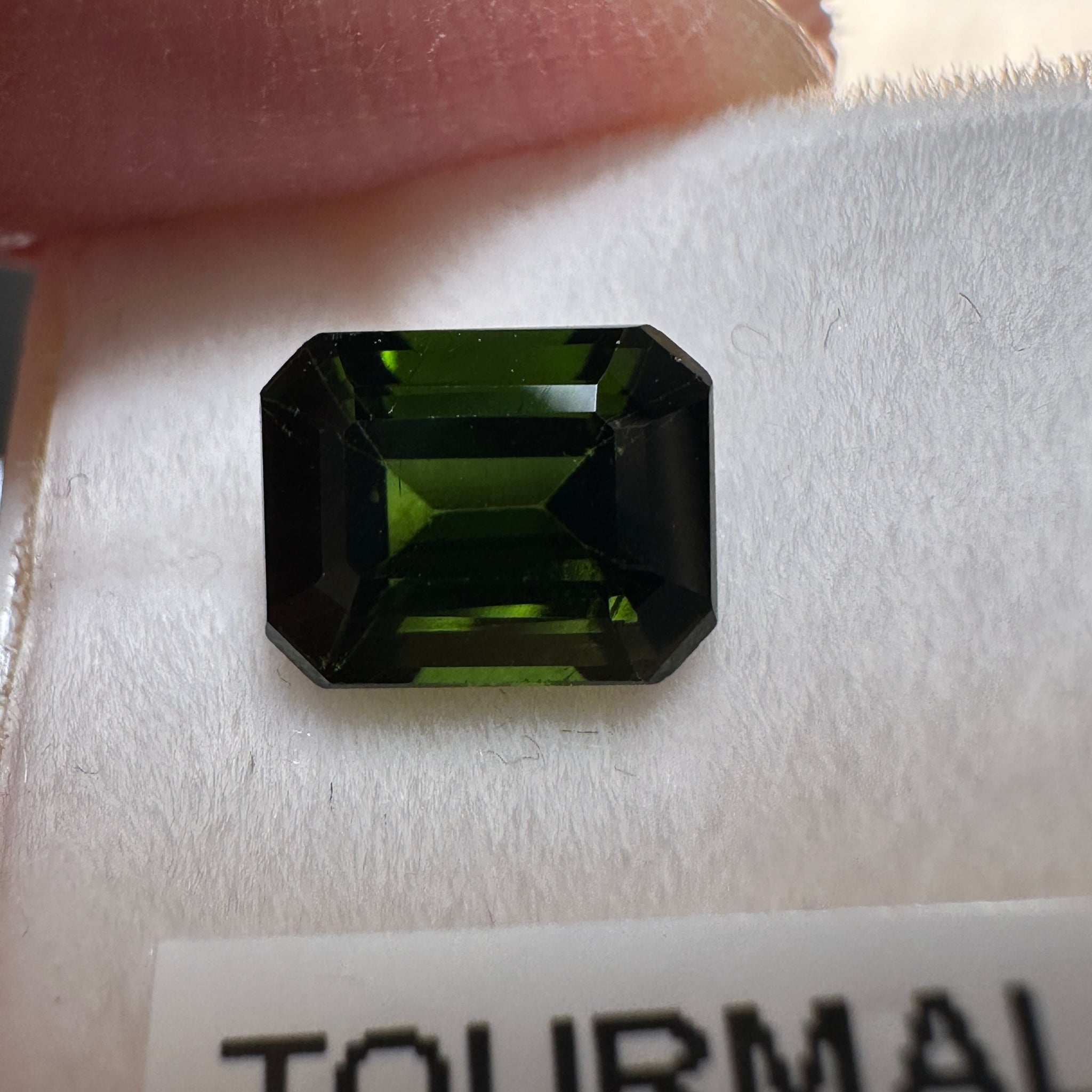 Chrome Tourmaline, 1.41ct, Tanzania, Untreated Unheated