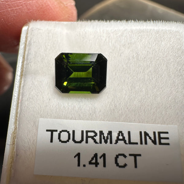Chrome Tourmaline, 1.41ct, Tanzania, Untreated Unheated