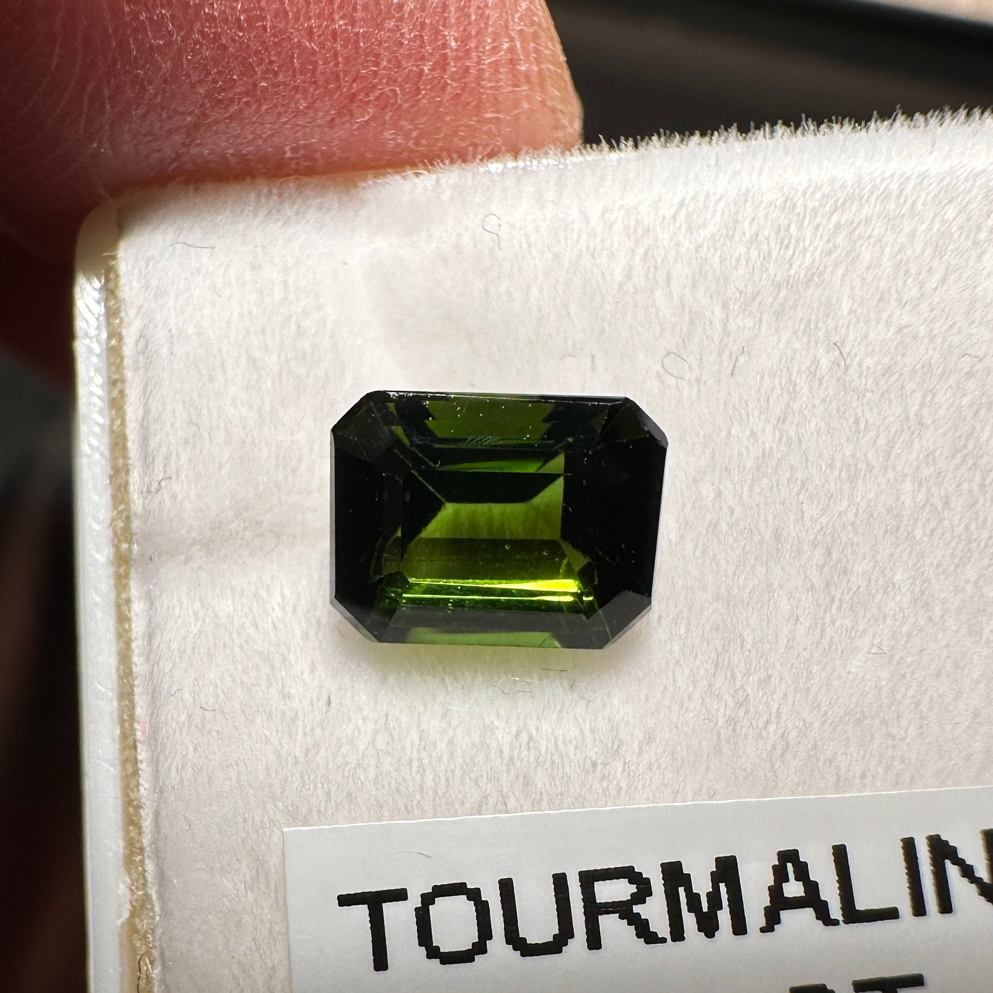 Chrome Tourmaline, 1.41ct, Tanzania, Untreated Unheated