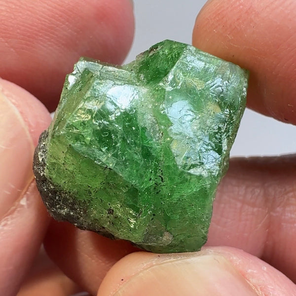 Tsavorite Garnet Crystal, 38.56ct, Merelani, Tanzania, Untreated Unheated