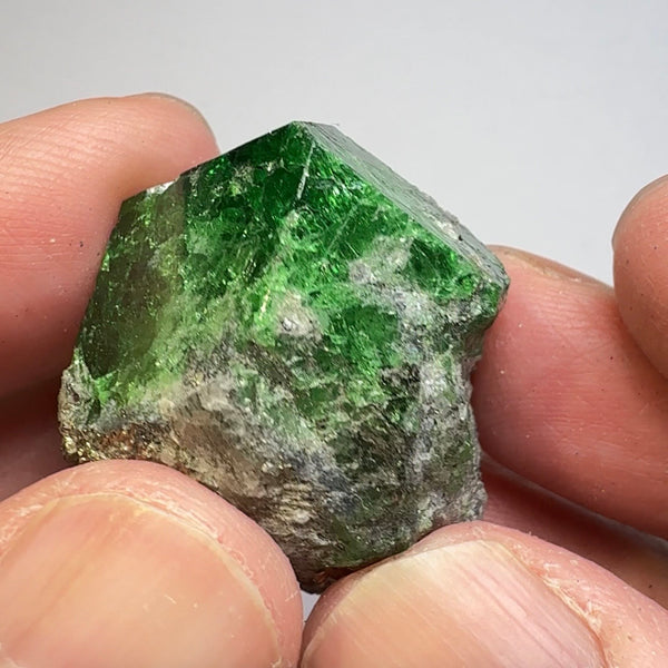 Tsavorite Garnet Crystal, 153.64ct, Merelani, Tanzania, Untreated Unheated