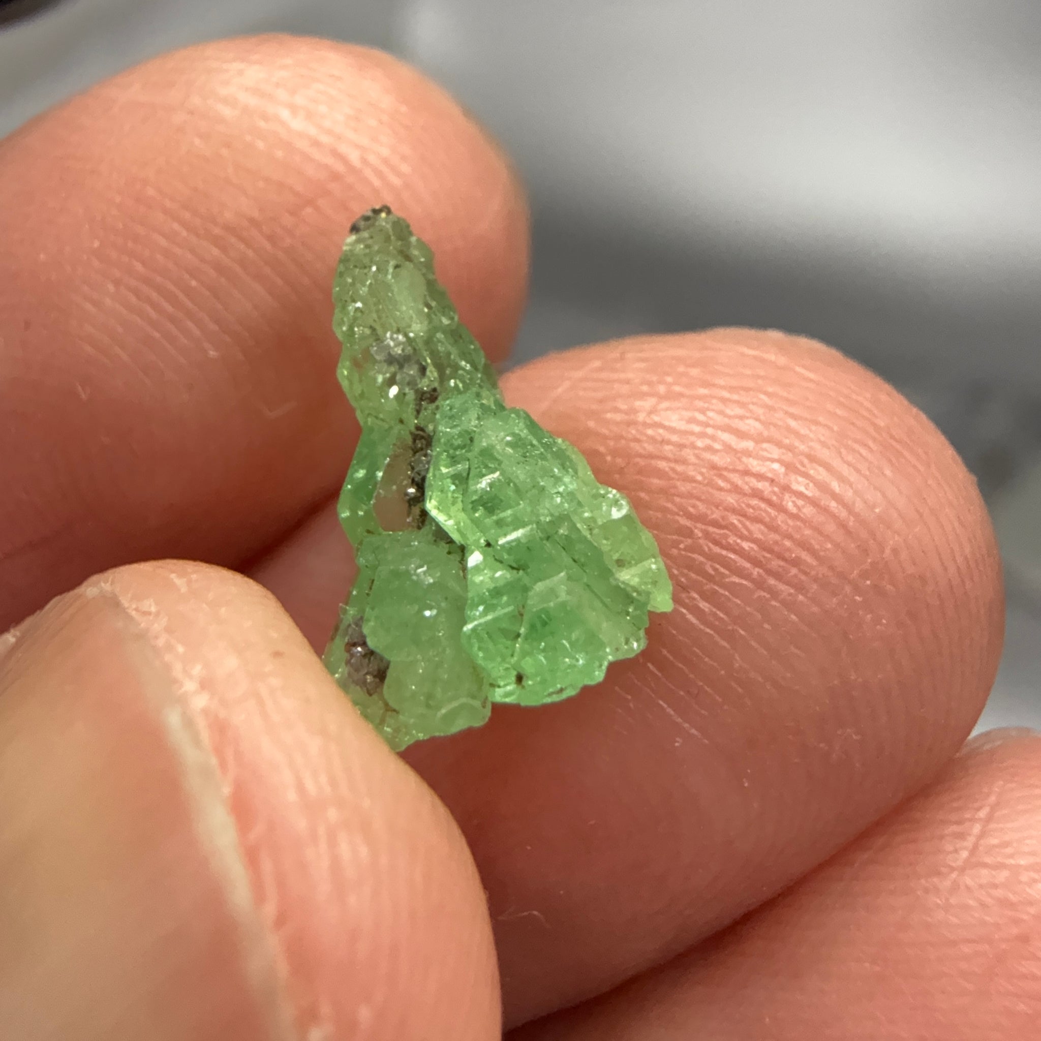 Tsavorite Crystal, 2.81ct, Merelani. Tanzania, Untreated Unheated
