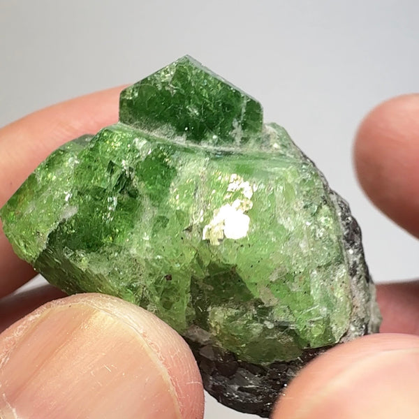 Tsavorite Garnet Crystal, 208.29ct, Merelani, Tanzania, Untreated Unheated