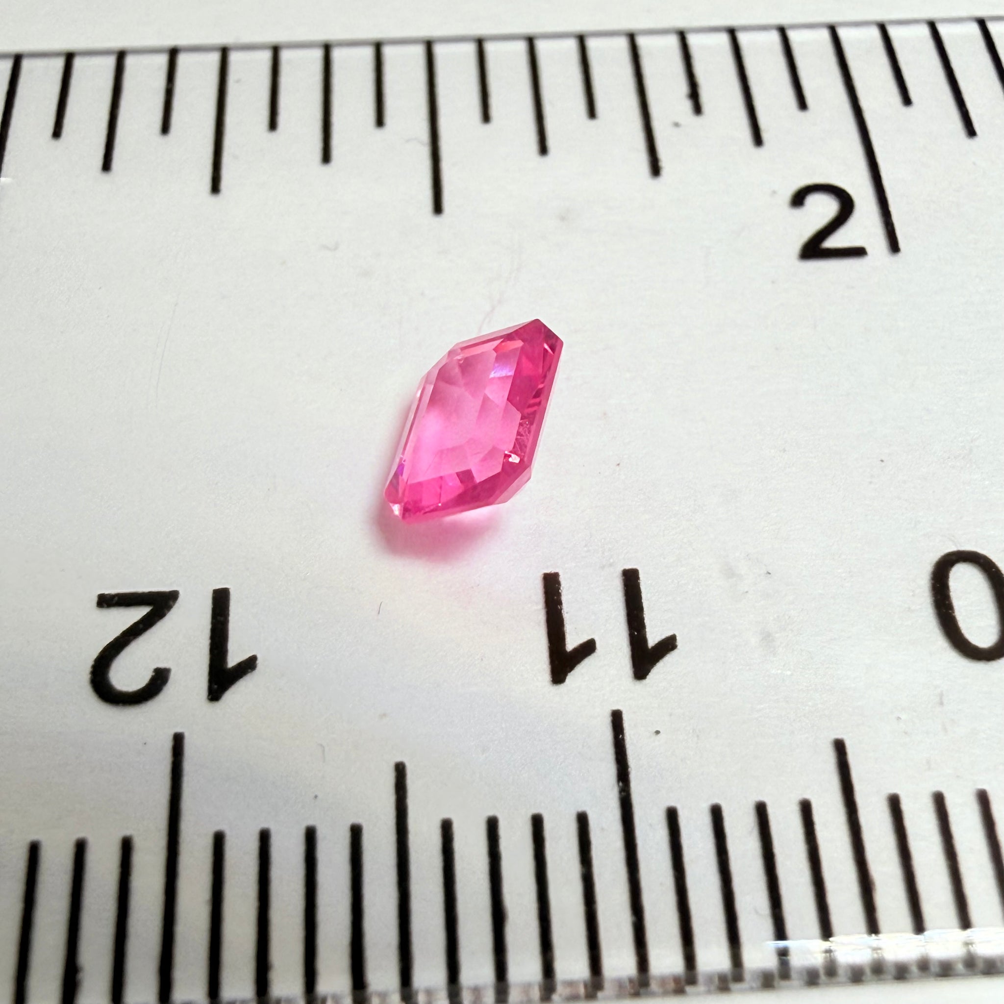 Mahenge Spinel, 0.56ct, Mahenge, Tanzania, Untreated Unheated, tiny chip on the corner of the table, I have circled it in the pics, not easily noticeable in such a small size