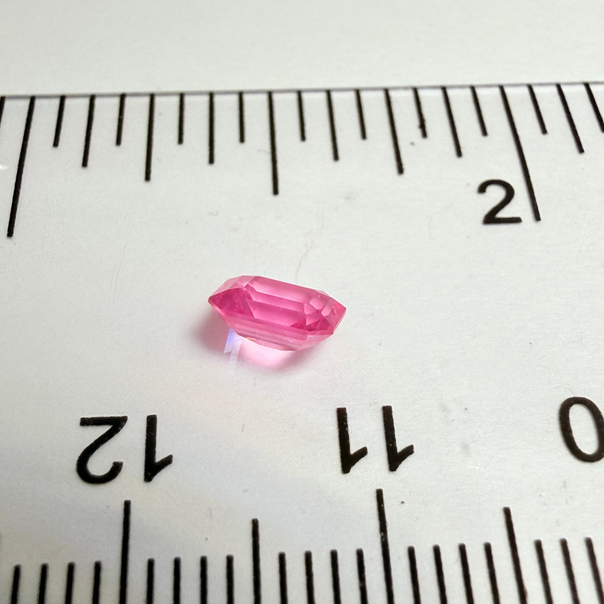 Mahenge Spinel, 0.56ct, Mahenge, Tanzania, Untreated Unheated, tiny chip on the corner of the table, I have circled it in the pics, not easily noticeable in such a small size
