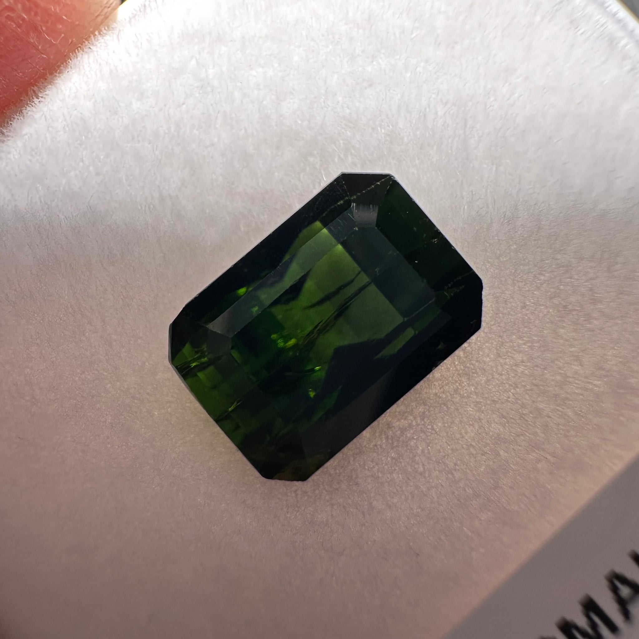 Tanzanian Tourmaline, 4.26ct, Untreated Unheated, native cut, included