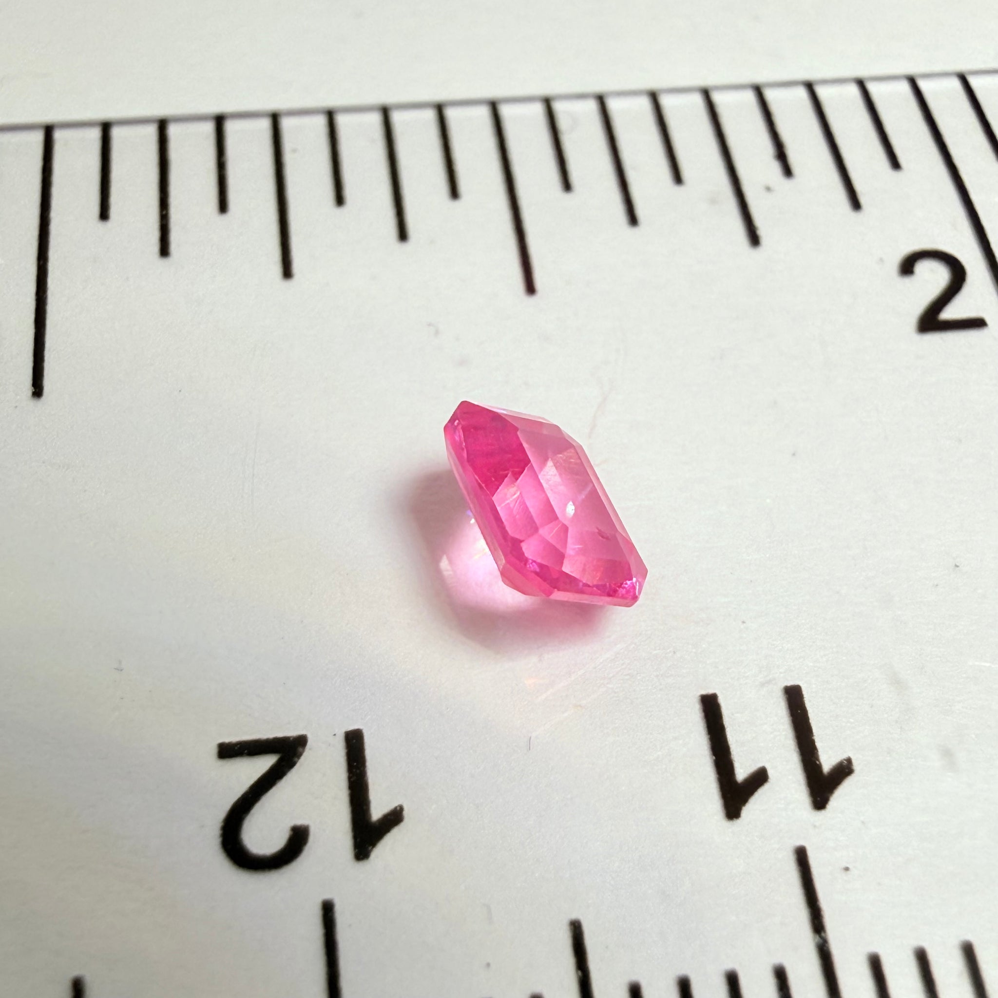 Mahenge Spinel, 0.56ct, Mahenge, Tanzania, Untreated Unheated, tiny chip on the corner of the table, I have circled it in the pics, not easily noticeable in such a small size