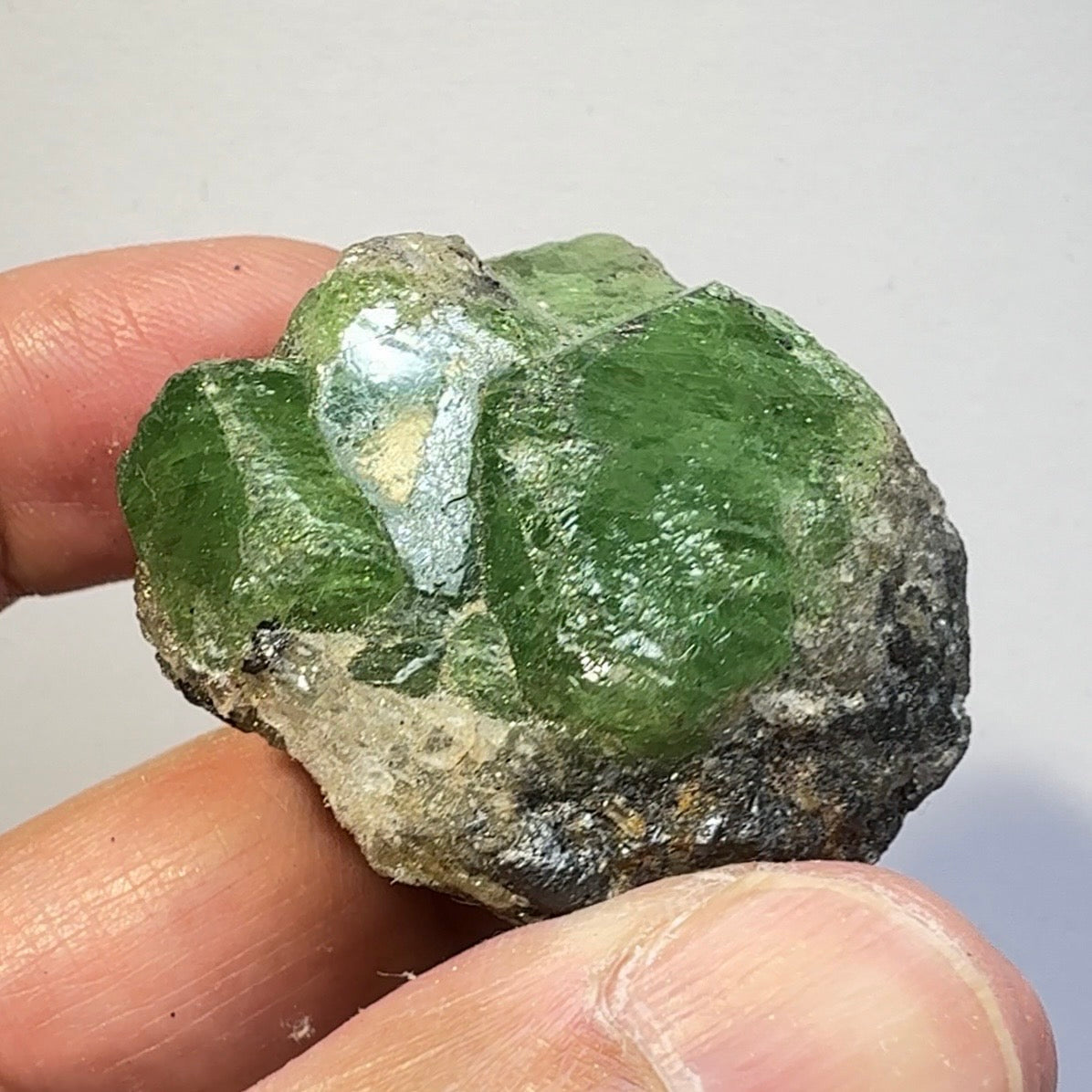 Tsavorite Garnet Crystal, 236.09ct, Merelani, Tanzania, Untreated Unheated