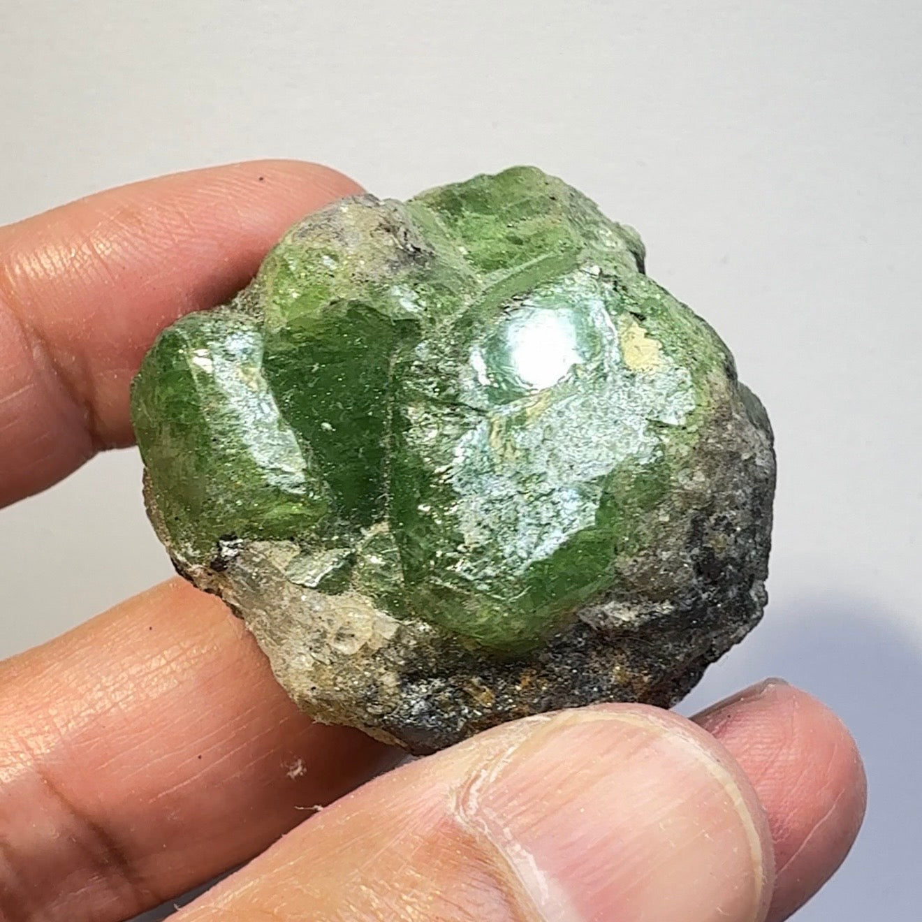 Tsavorite Garnet Crystal, 236.09ct, Merelani, Tanzania, Untreated Unheated