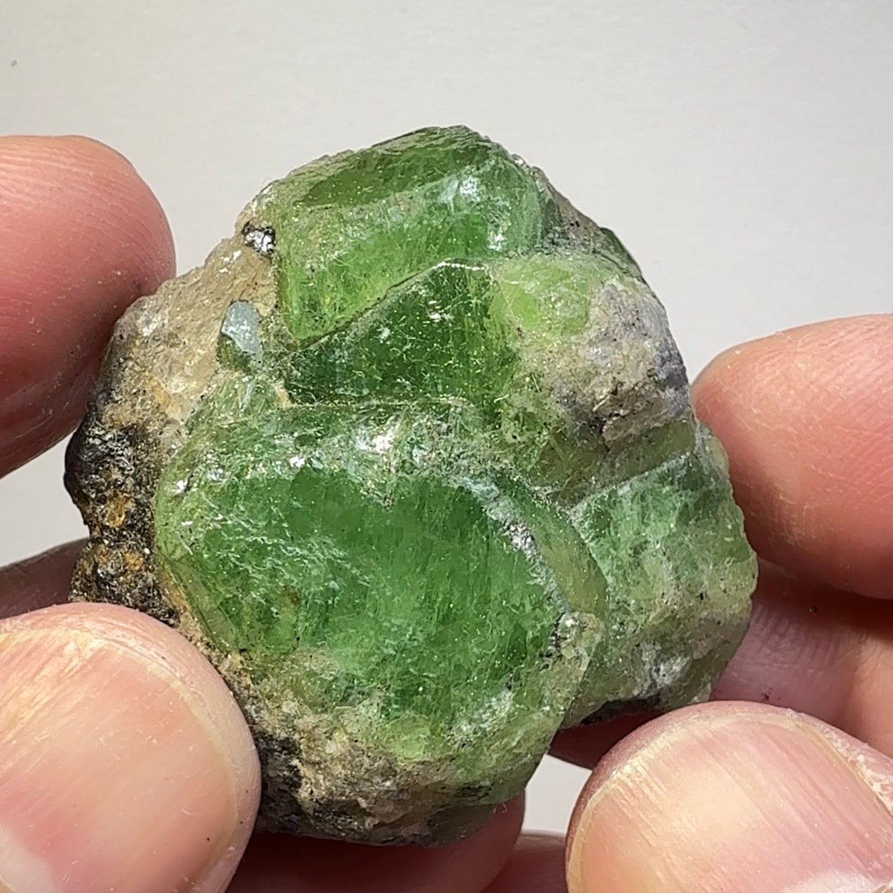 Tsavorite Garnet Crystal, 236.09ct, Merelani, Tanzania, Untreated Unheated