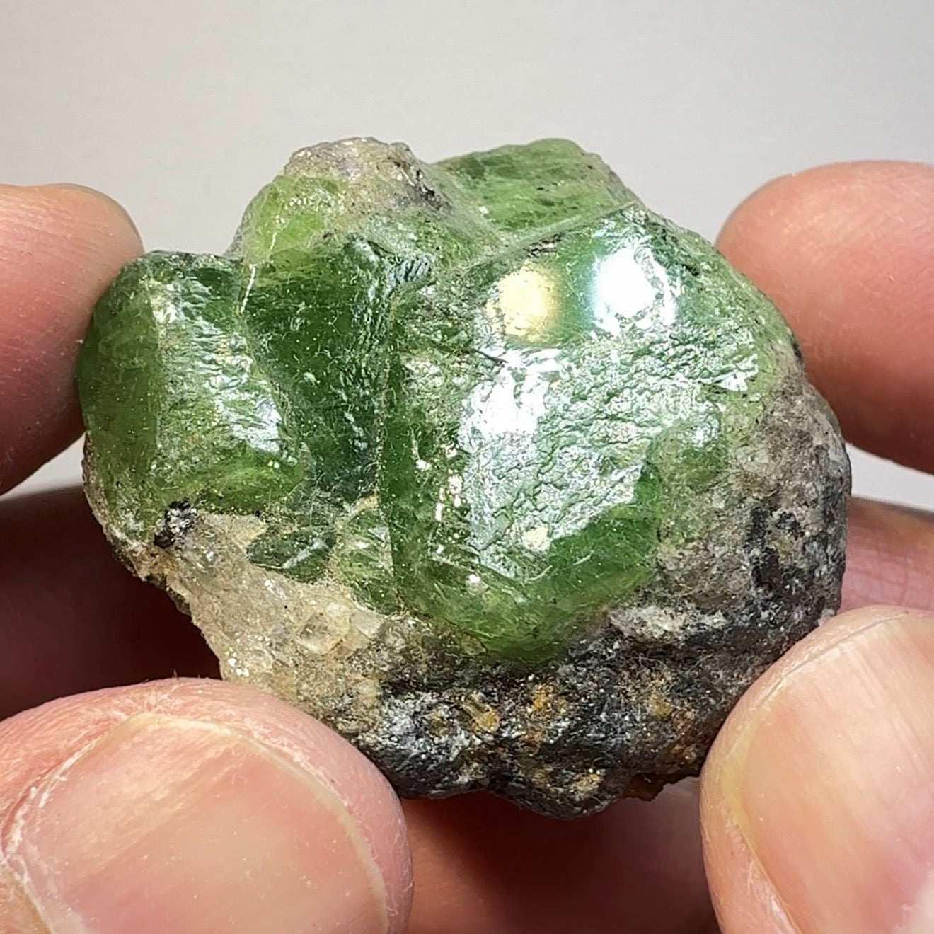 Tsavorite Garnet Crystal, 236.09ct, Merelani, Tanzania, Untreated Unheated