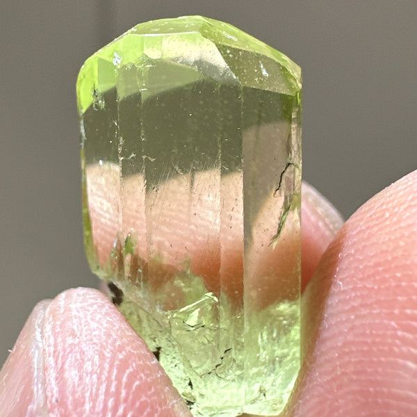 Diopside crystal, 3.30gm, Merelani, Tanzania, Untreated Unheated - facetable portion