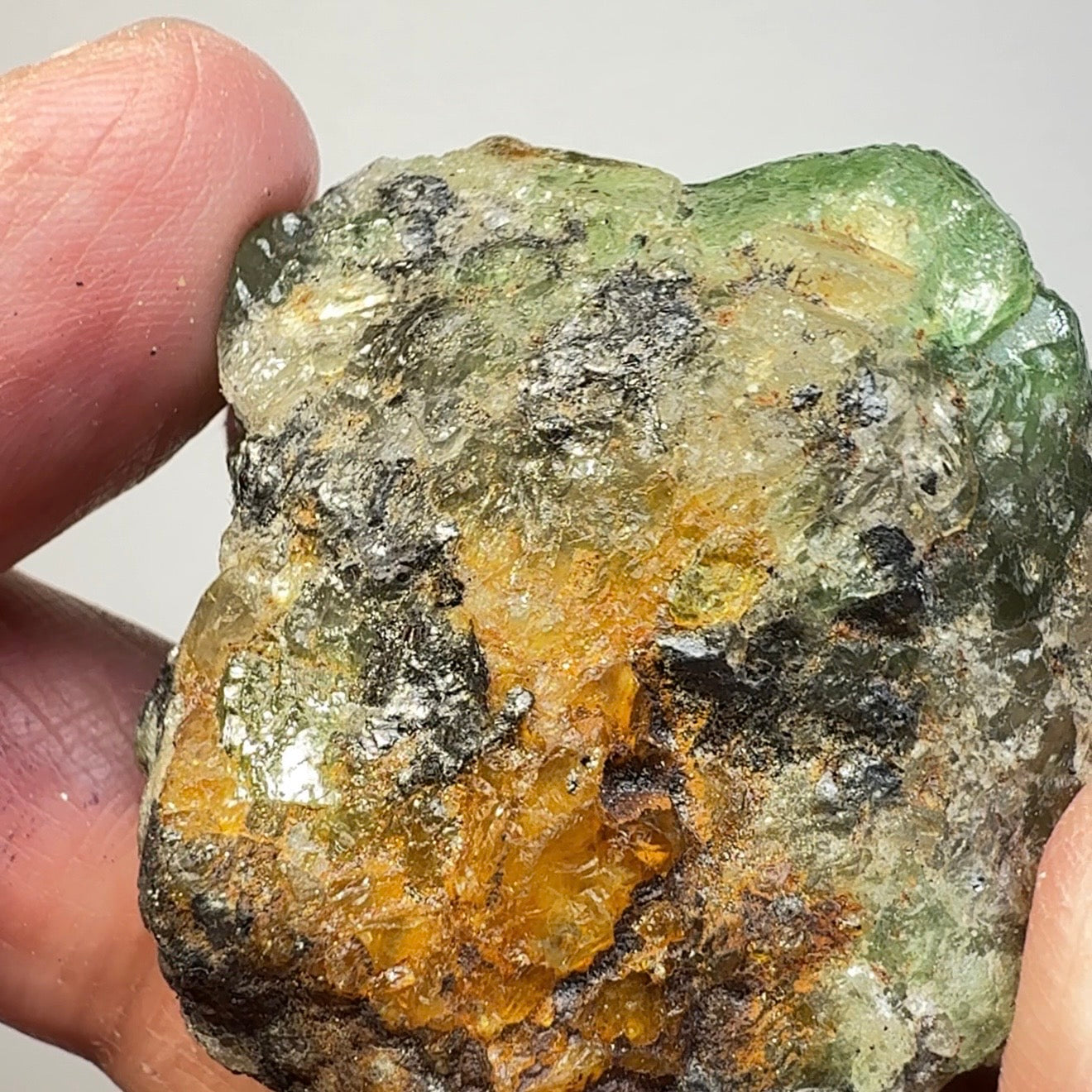 Tsavorite Garnet Crystal, 236.09ct, Merelani, Tanzania, Untreated Unheated