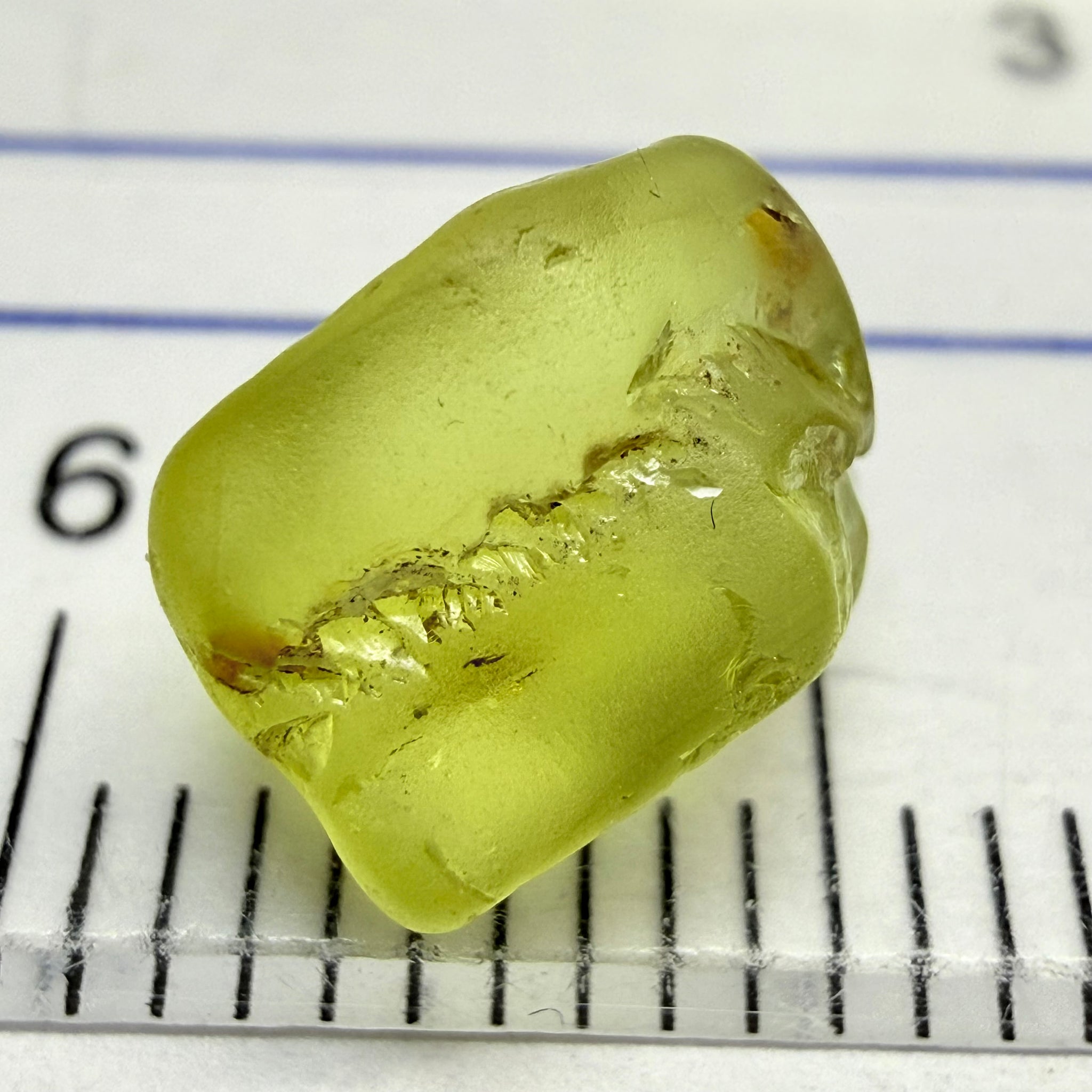 Chrysoberyl, 3.39ct, Tunduru, Tanzania, Untreated Unheated, vvs-if with slight skin surface issues that come off on faceting