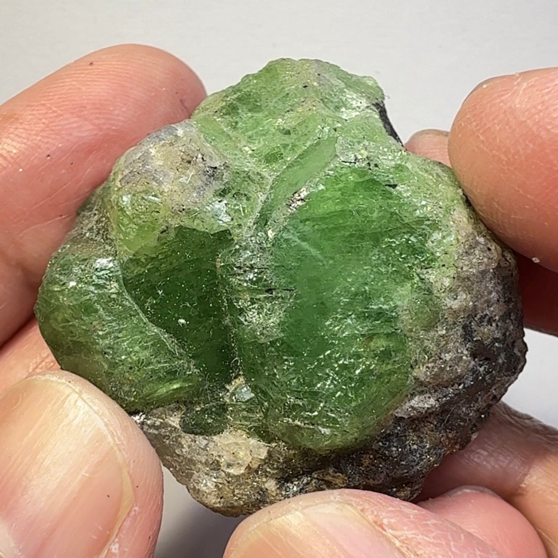 Tsavorite Garnet Crystal, 236.09ct, Merelani, Tanzania, Untreated Unheated