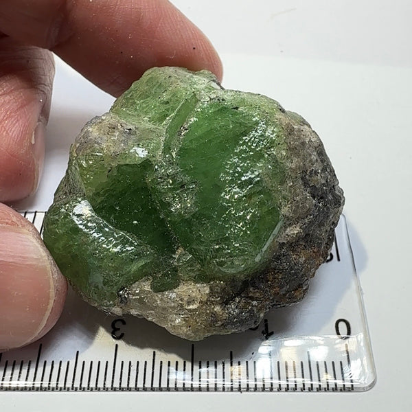 Tsavorite Garnet Crystal, 236.09ct, Merelani, Tanzania, Untreated Unheated