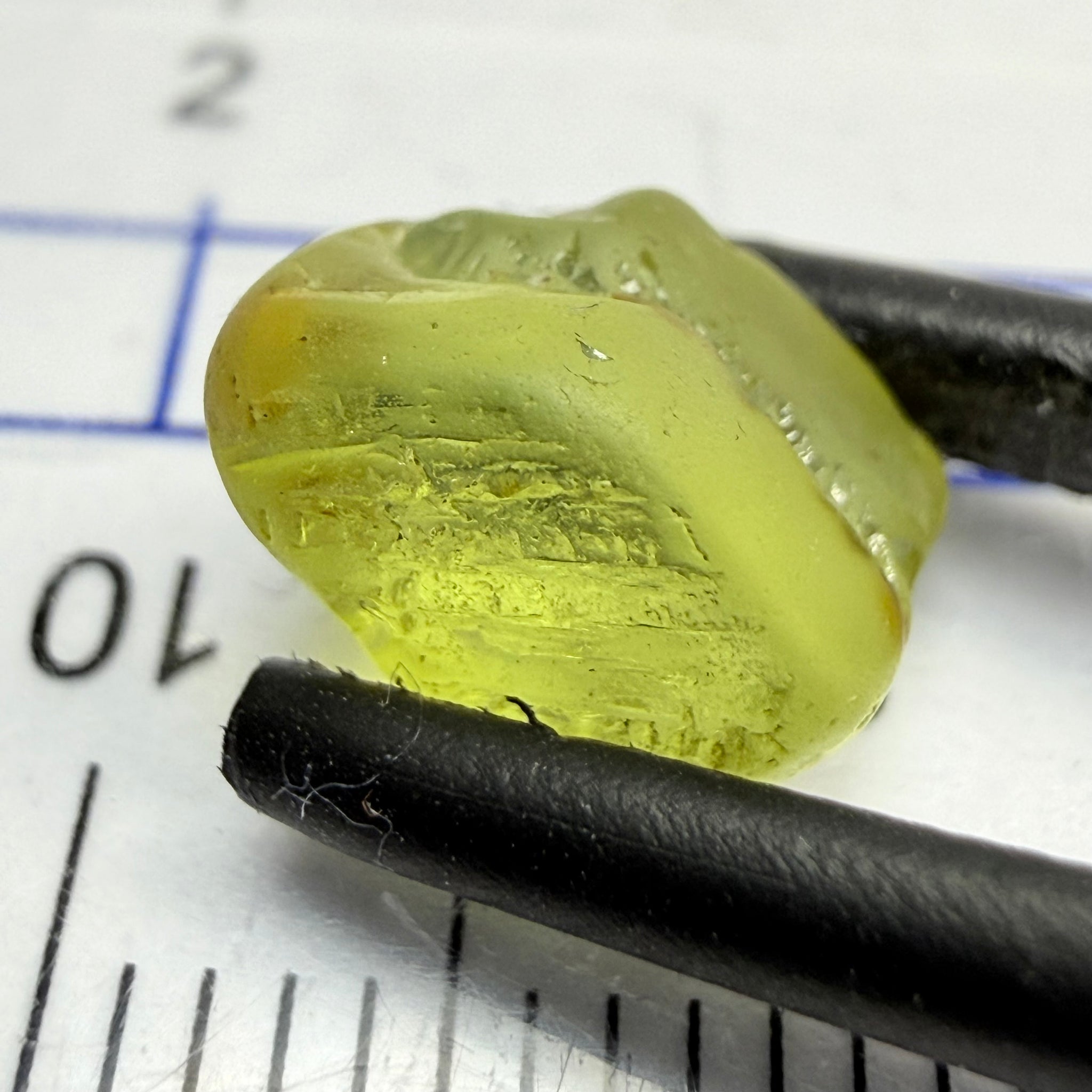 Chrysoberyl, 3.39ct, Tunduru, Tanzania, Untreated Unheated, vvs-if with slight skin surface issues that come off on faceting