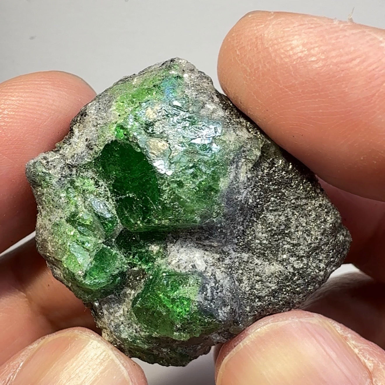 Tsavorite Garnet Crystal, 164.14ct, Merelani, Tanzania, Untreated Unheated
