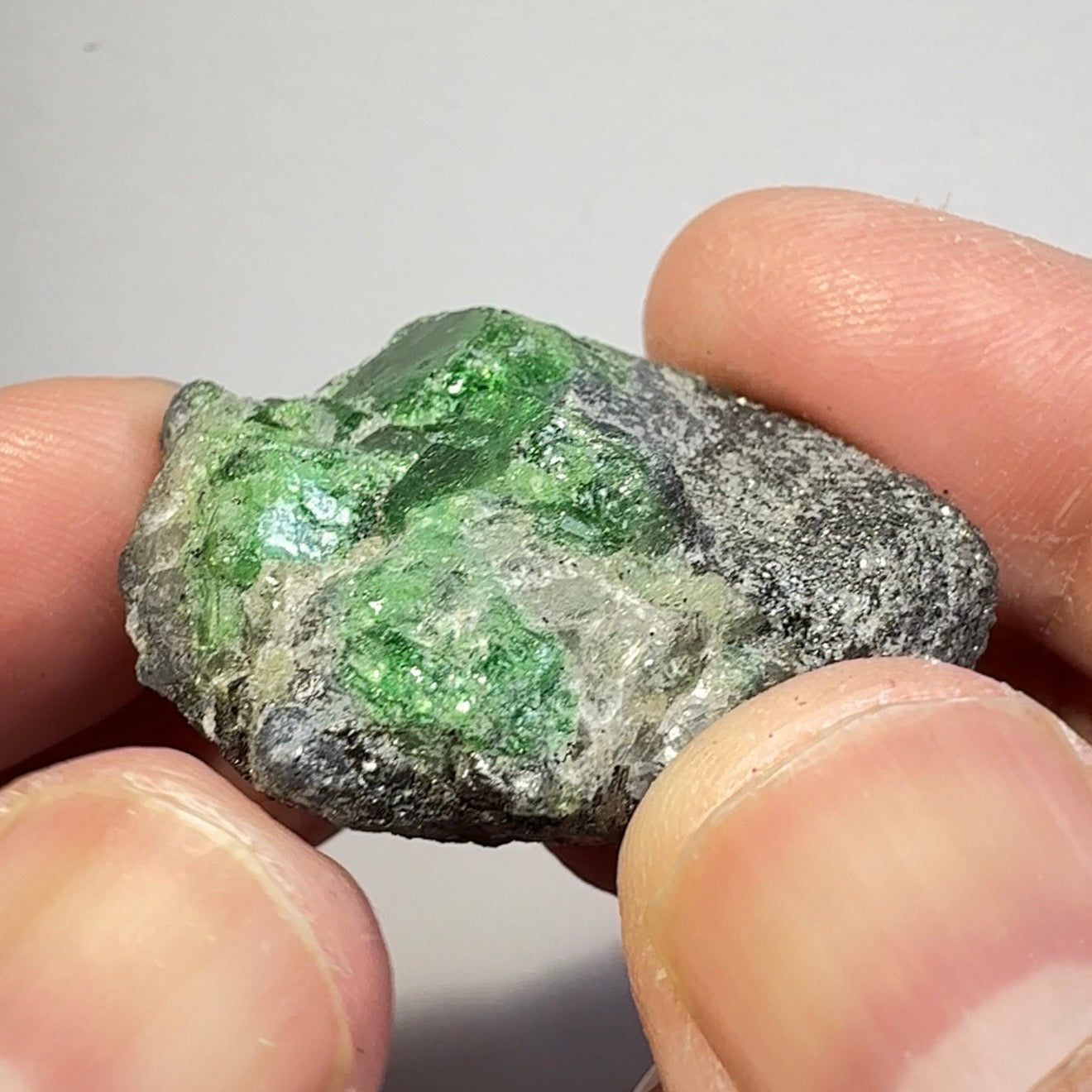 Tsavorite Garnet Crystal, 164.14ct, Merelani, Tanzania, Untreated Unheated