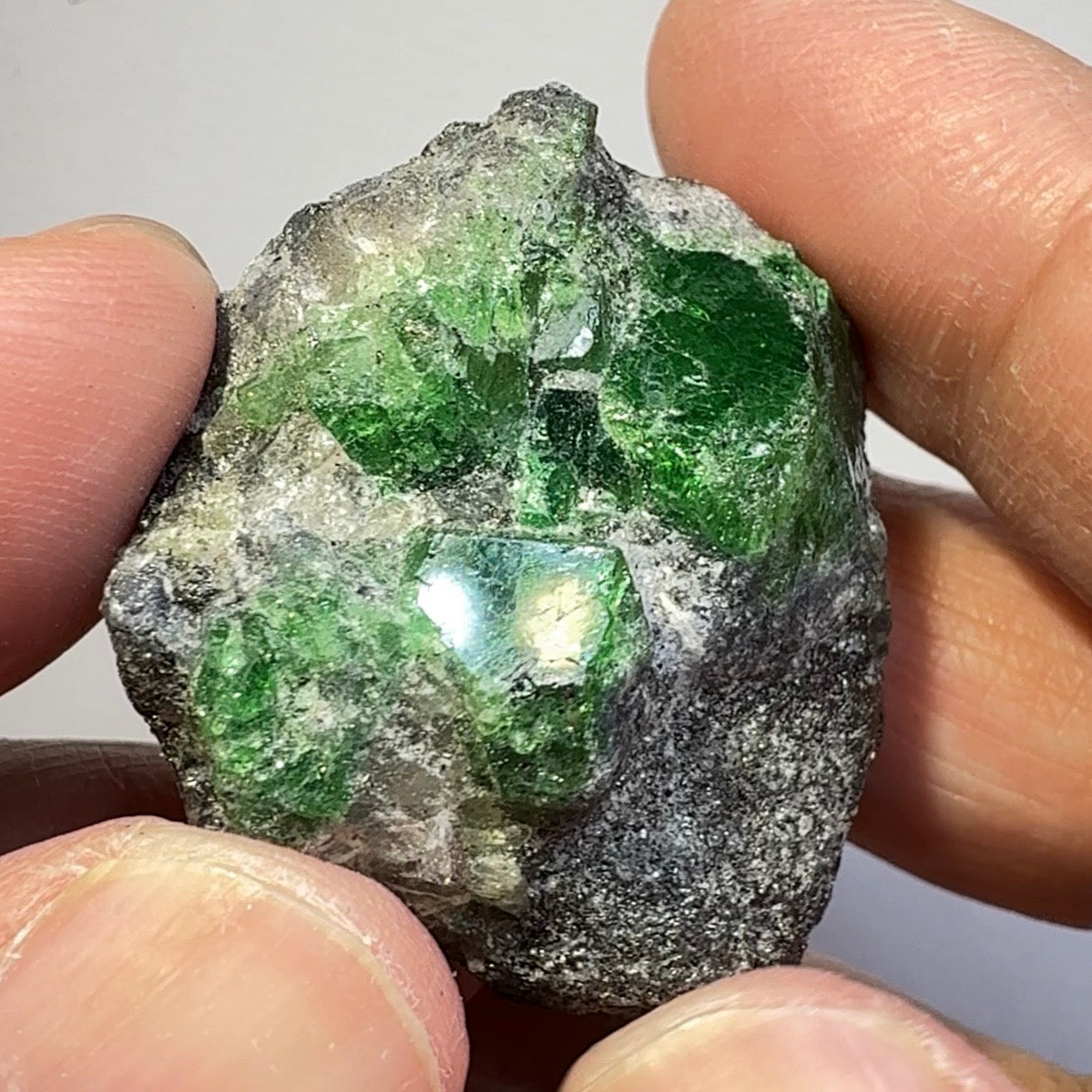 Tsavorite Garnet Crystal, 164.14ct, Merelani, Tanzania, Untreated Unheated