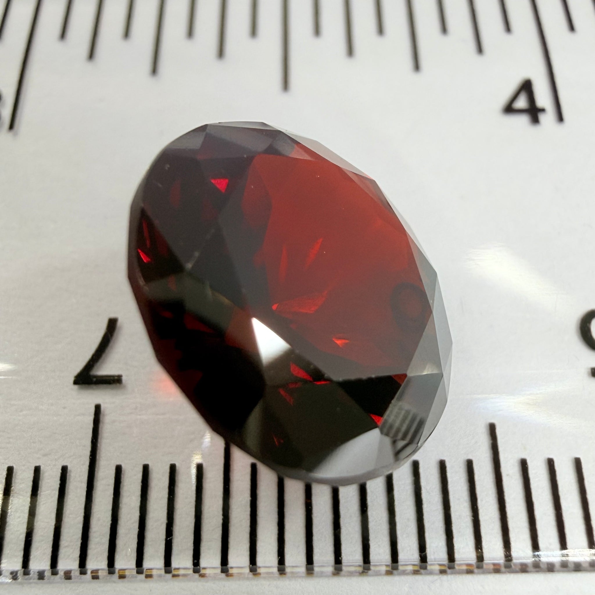Umba Garnet, dark stone, 9.57ct, Tanzania, Untreated Unheated