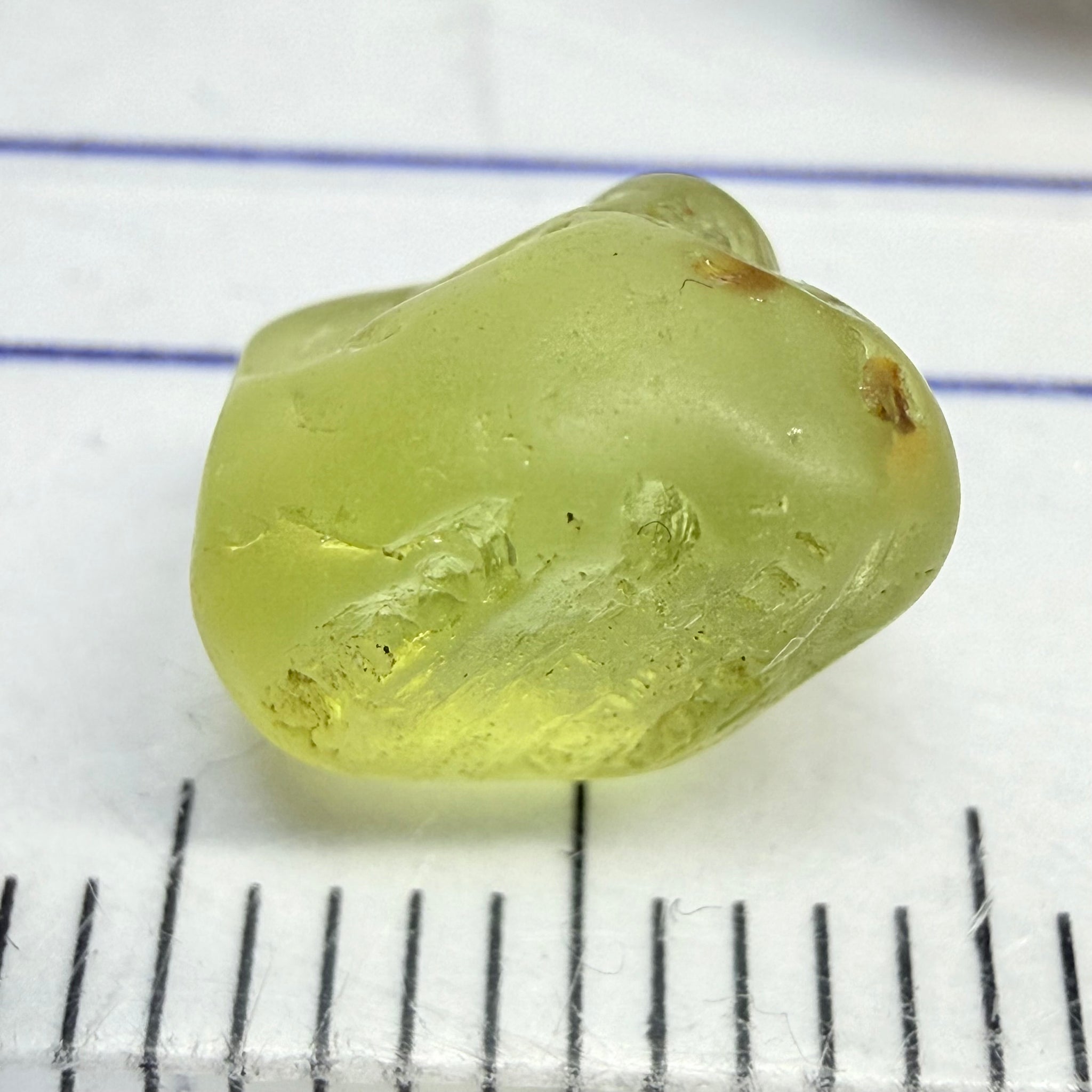 Chrysoberyl, 3.39ct, Tunduru, Tanzania, Untreated Unheated, vvs-if with slight skin surface issues that come off on faceting
