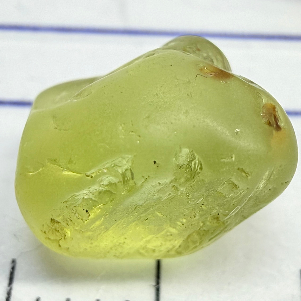 Chrysoberyl, 3.39ct, Tunduru, Tanzania, Untreated Unheated, vvs-if with slight skin surface issues that come off on faceting