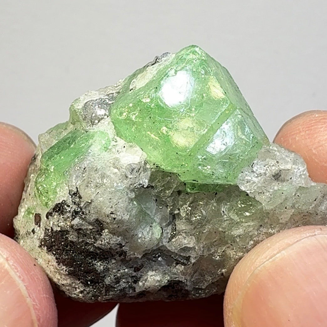 Tsavorite Garnet Crystal, 249.00ct, Merelani, Tanzania, Untreated Unheated